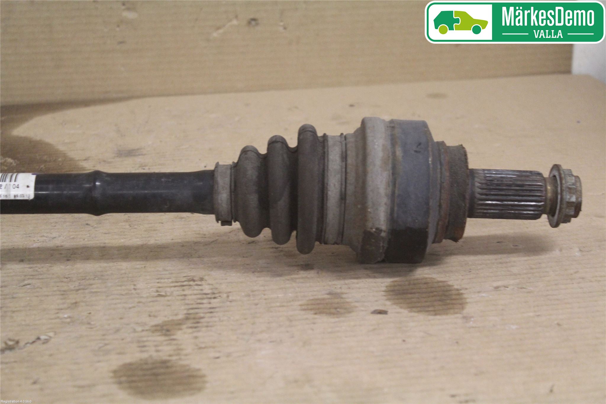 BMW 3 F30/F31/F80 12-19 Drivaksel Bak Kompl Høyre