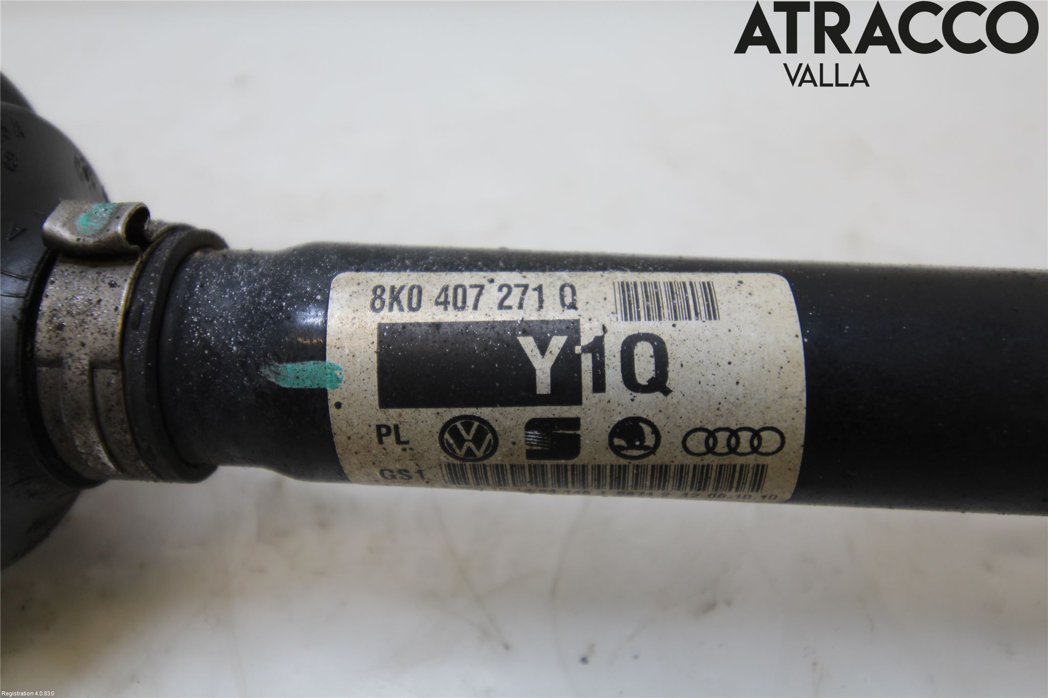 Audi A4/S4 08-11 Drivaksel Foran Kompl Venstre