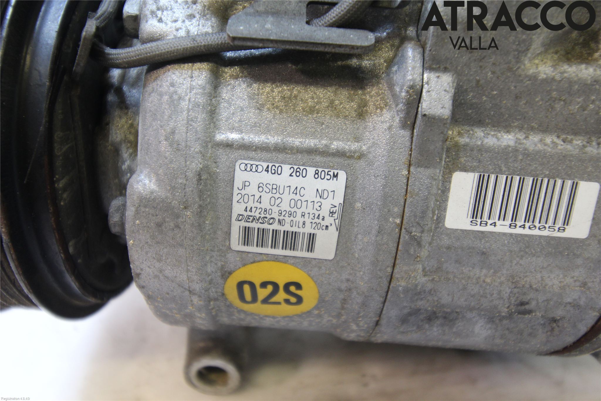 Audi A6/S6 4G 11-18 Varme Ac Kompressor