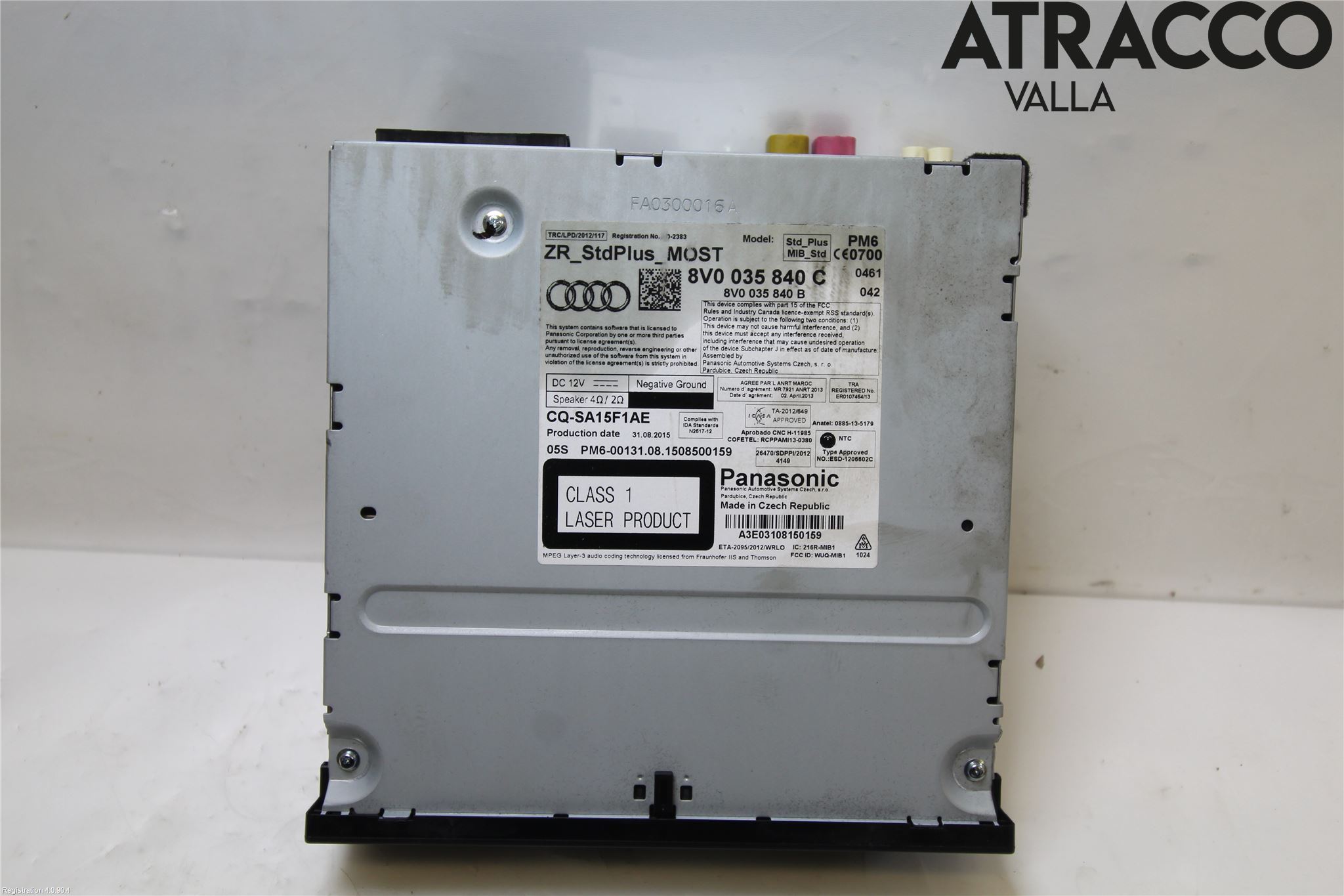 Audi A3/S3 8V 13-20 Stereo Radio Med Cd