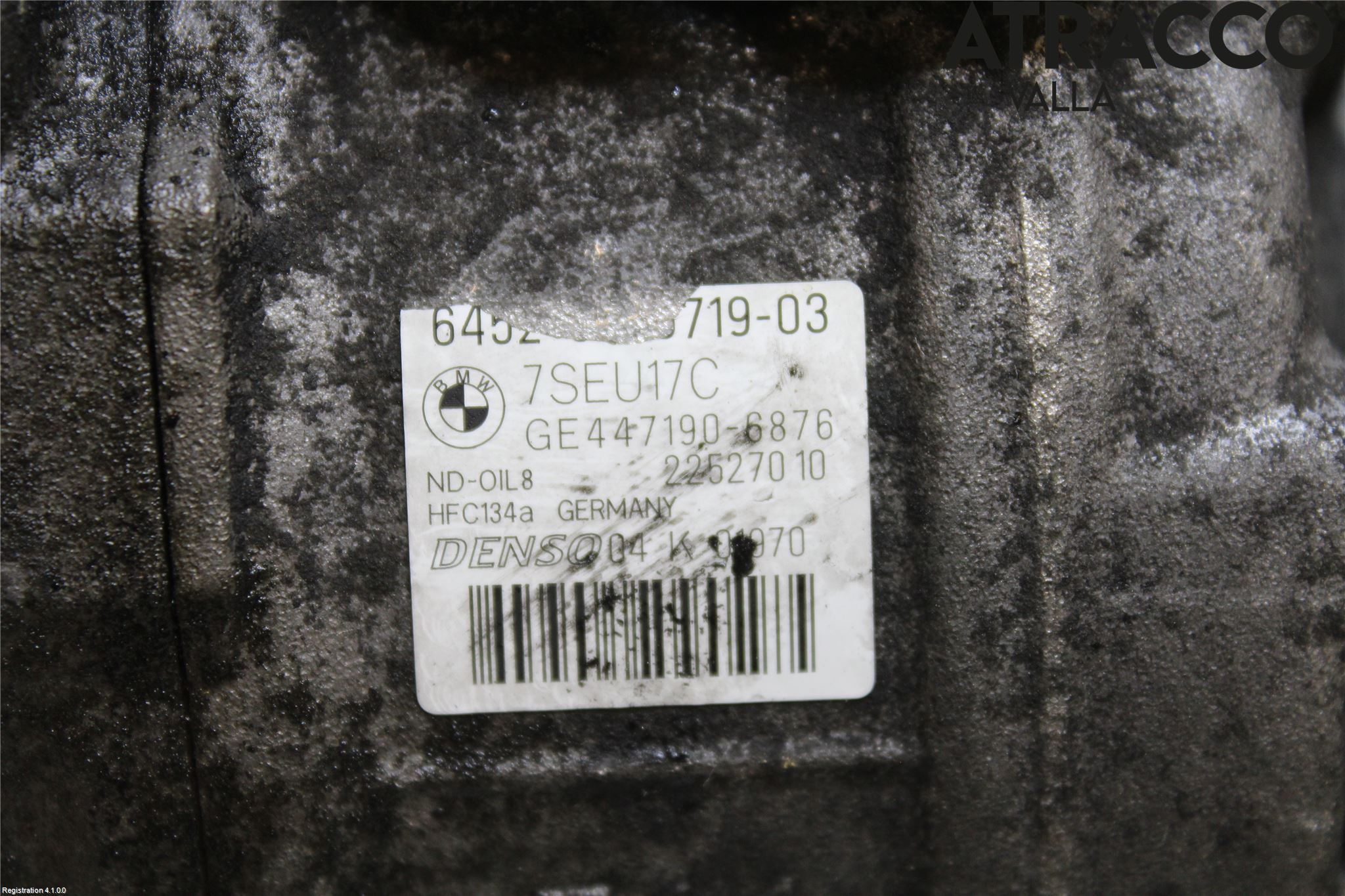 BMW 3 E90/91 SED/TOU 05-12 Varme Ac Kompressor