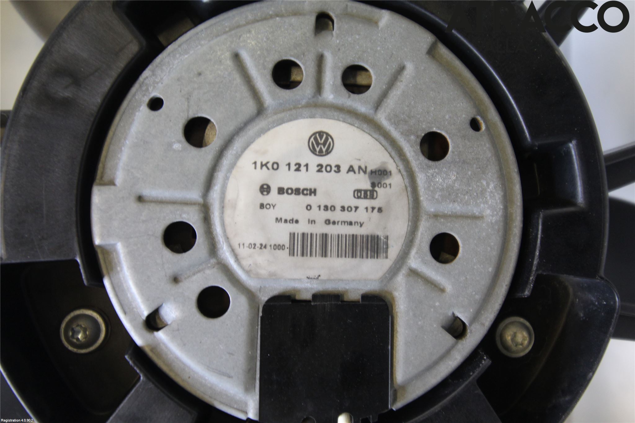 Volkswagen VW GOLF VI 09-13 Kjølevifte-Radiator Hus-Kåpe