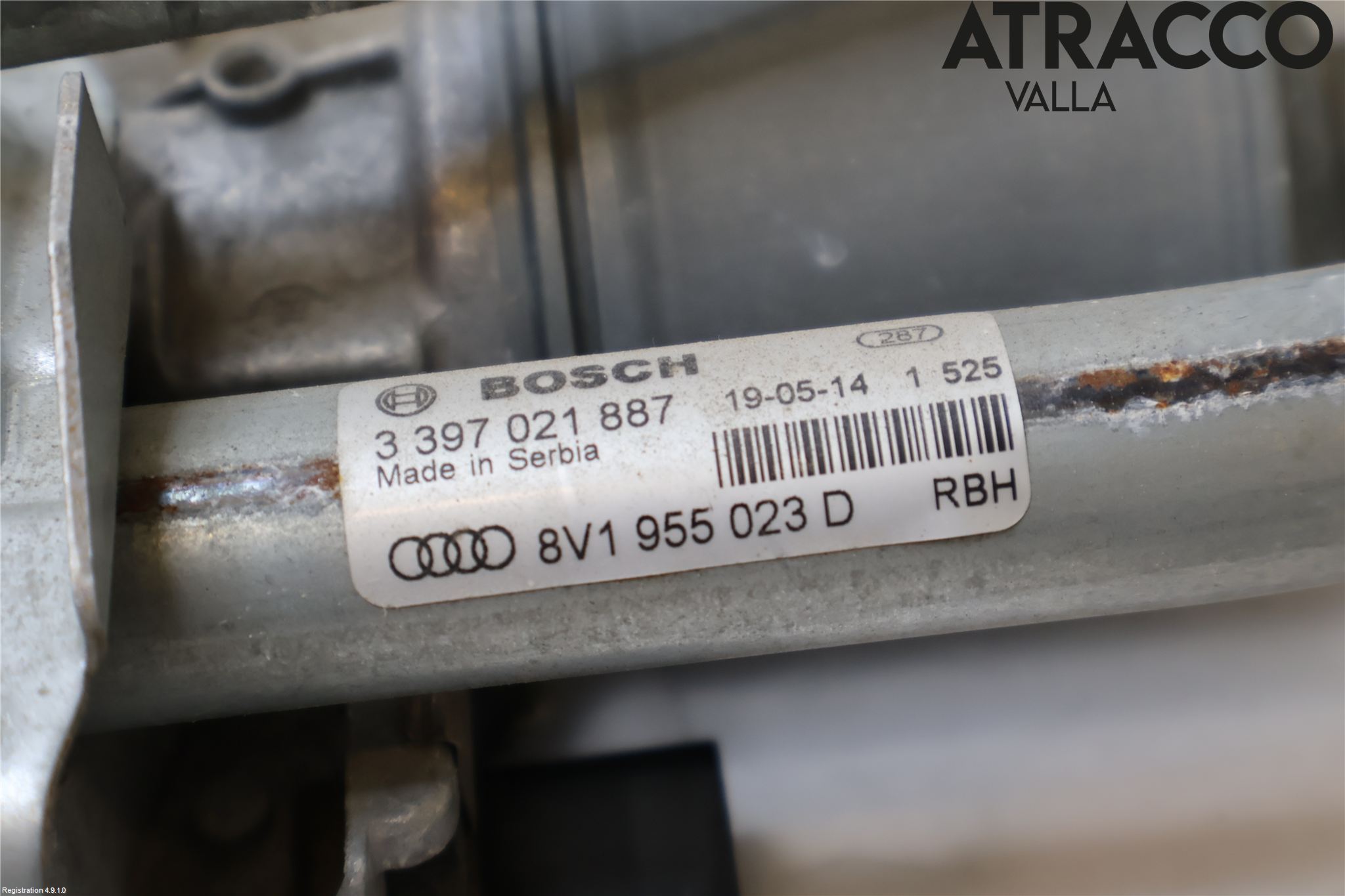 Audi A3/S3 8V 13-20 Viskeroverføring Frontrute