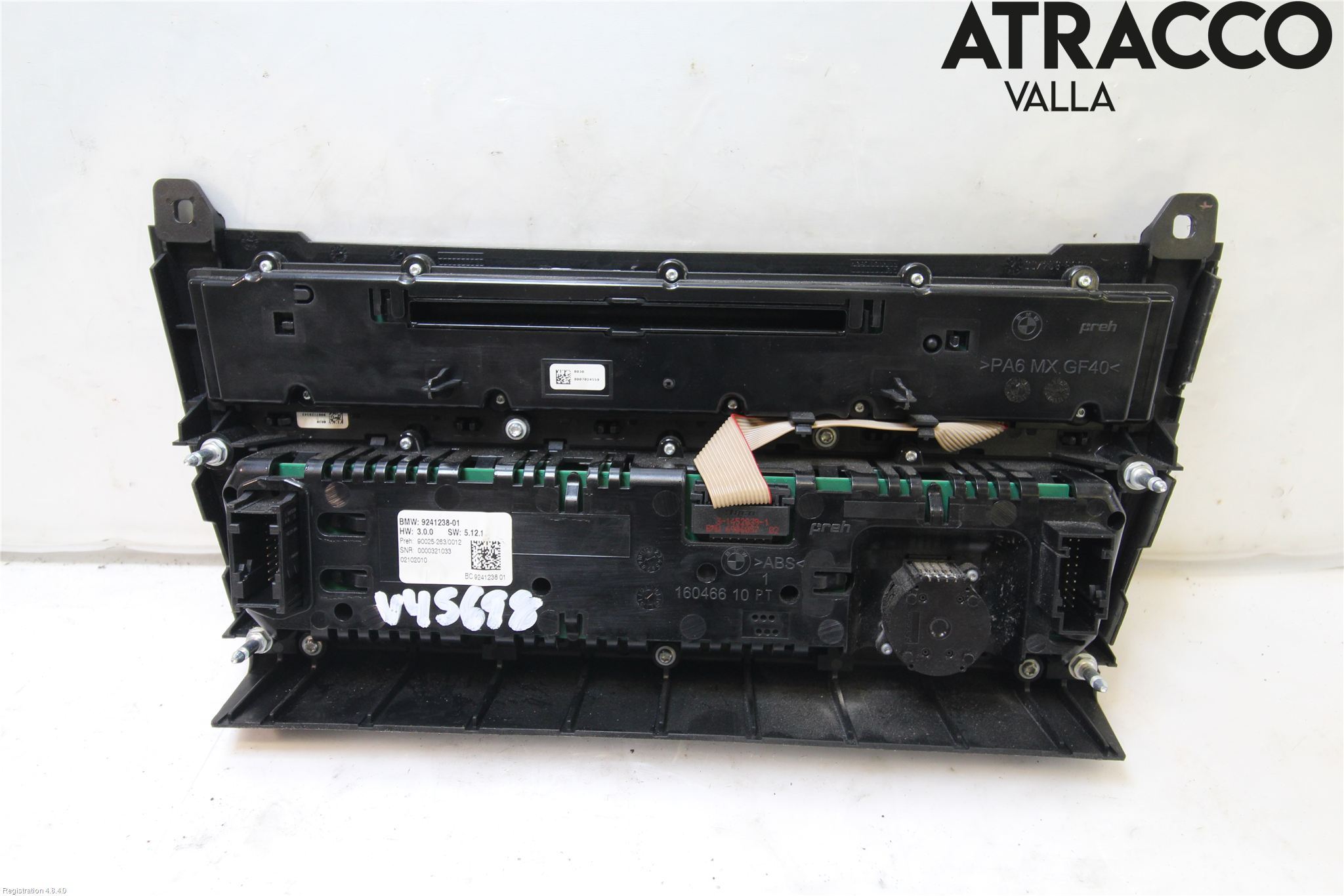 BMW 5 F10/F11/F18 09-17 Varme Ac Betjening-Display