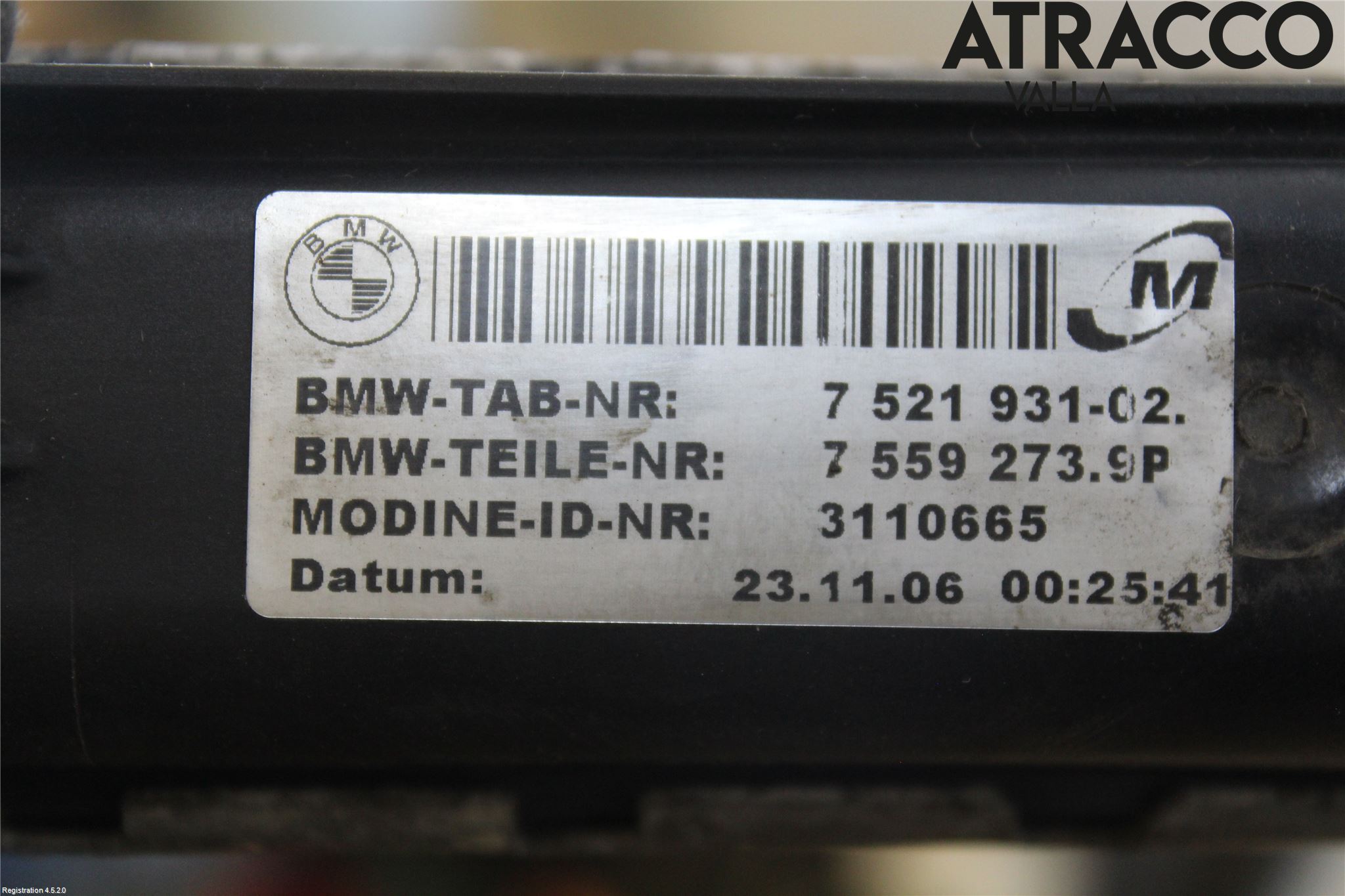 BMW 3 E90/91 SED/TOU 05-12 Radiator Manuell