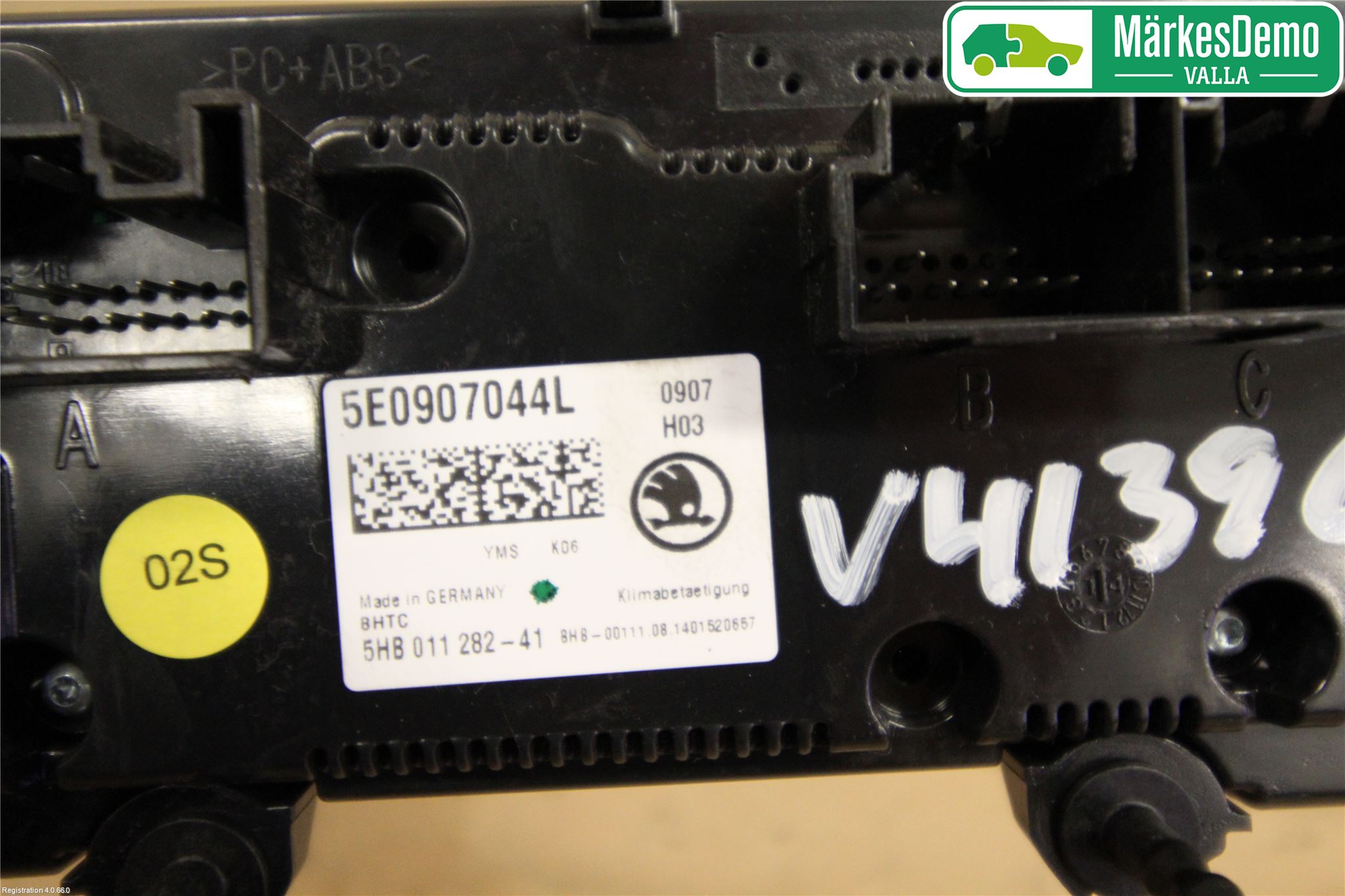 Skoda SUPERB 09-15 Varme Ac Betjening-Display