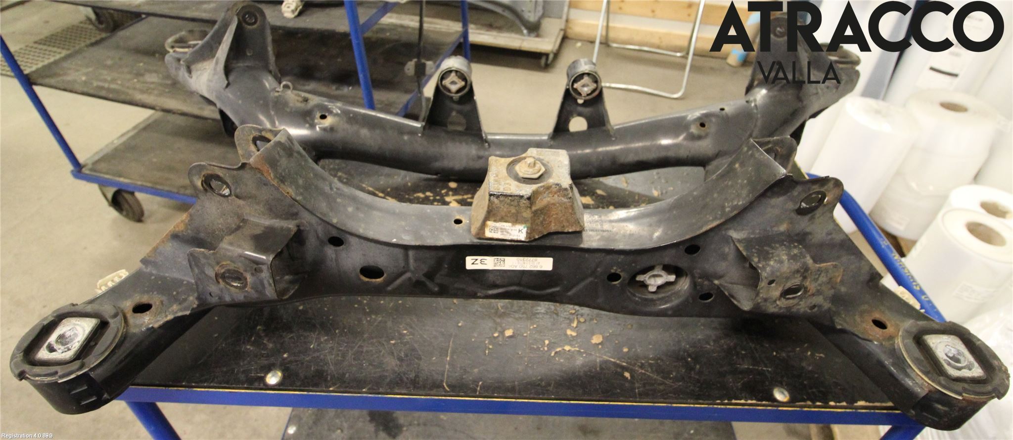 BMW 3 GT F34 13-19 Bakaksel Feste Travers-Ramme