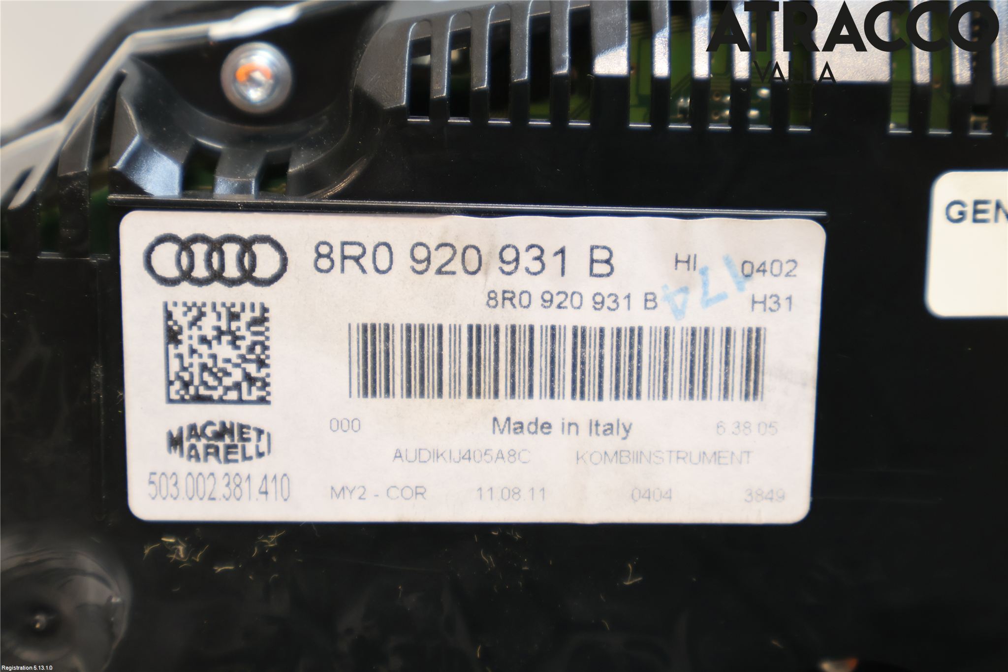Audi Q5 09-16 Instr Kombinert