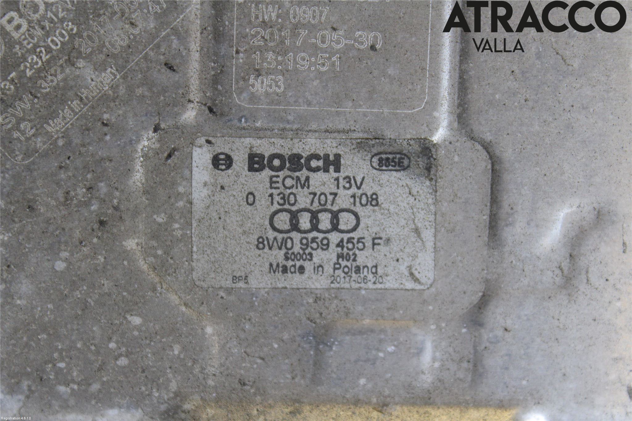 Audi A4/S4 B9 16-19 Kjølevifte Elektrisk