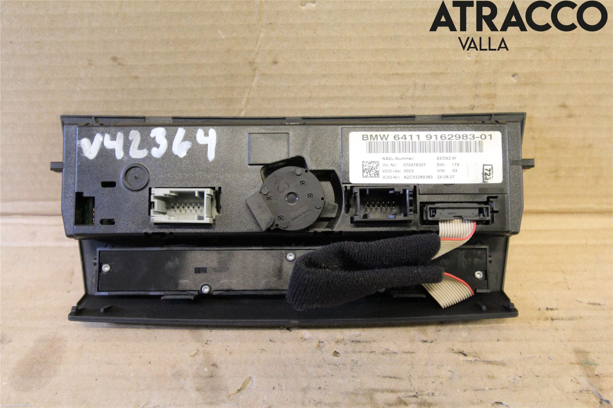 BMW 3 E90/91 SED/TOU 05-12 Varme Ac Betjening-Display