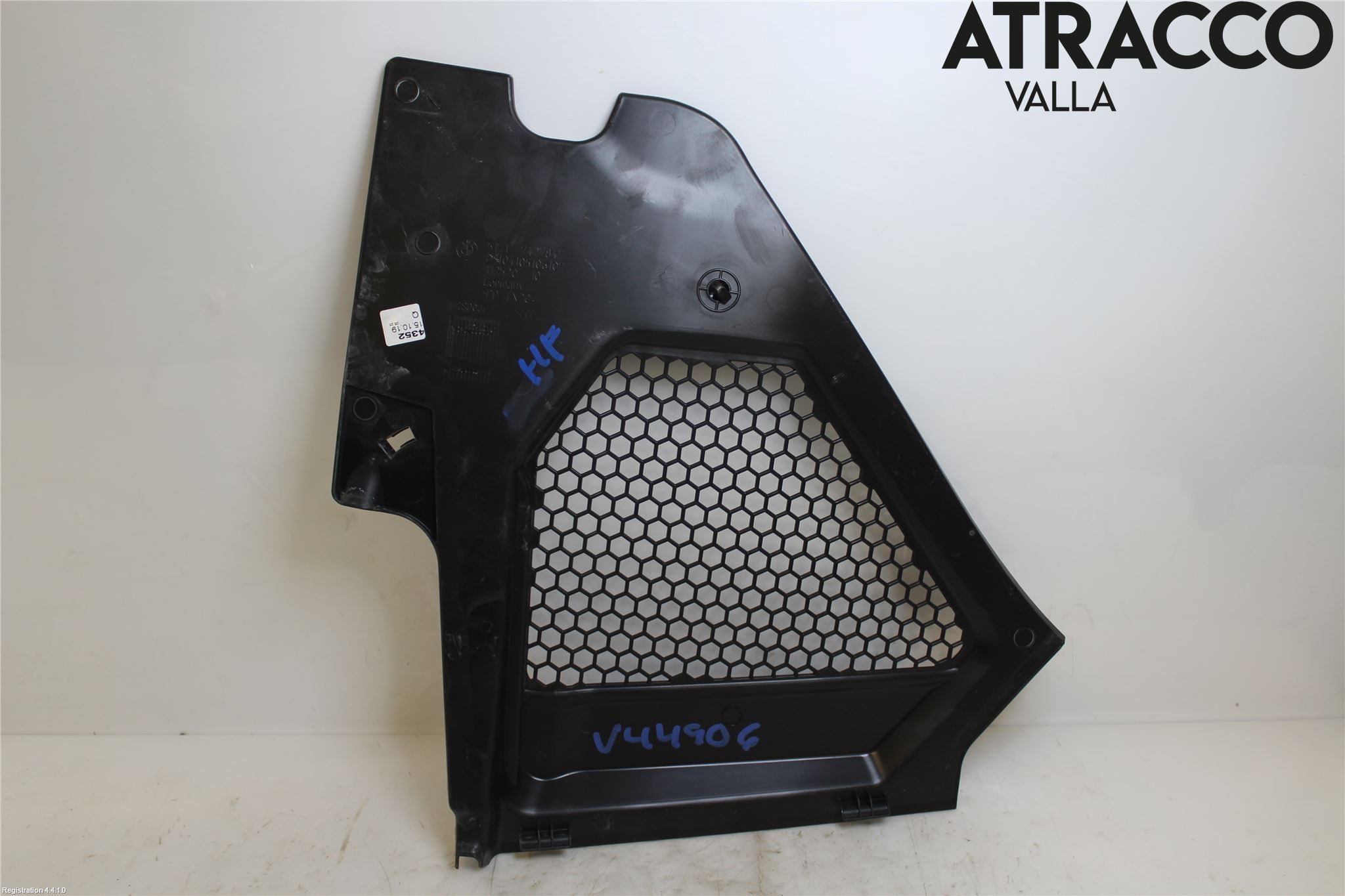 BMW 3 G20/G21/G80/G81 19- Visker Deksel-Grill-Under Frr
