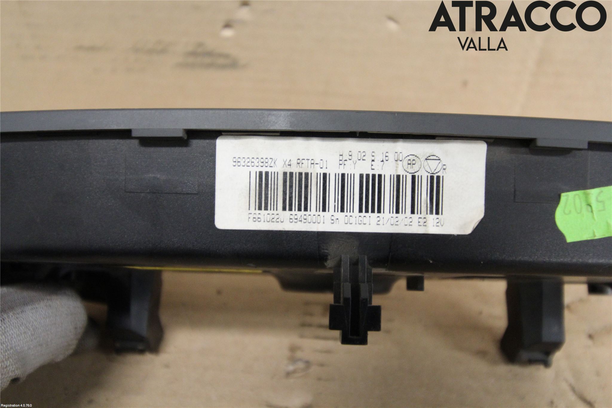 Citroen C5 -04 Varme Ac Betjening-Display