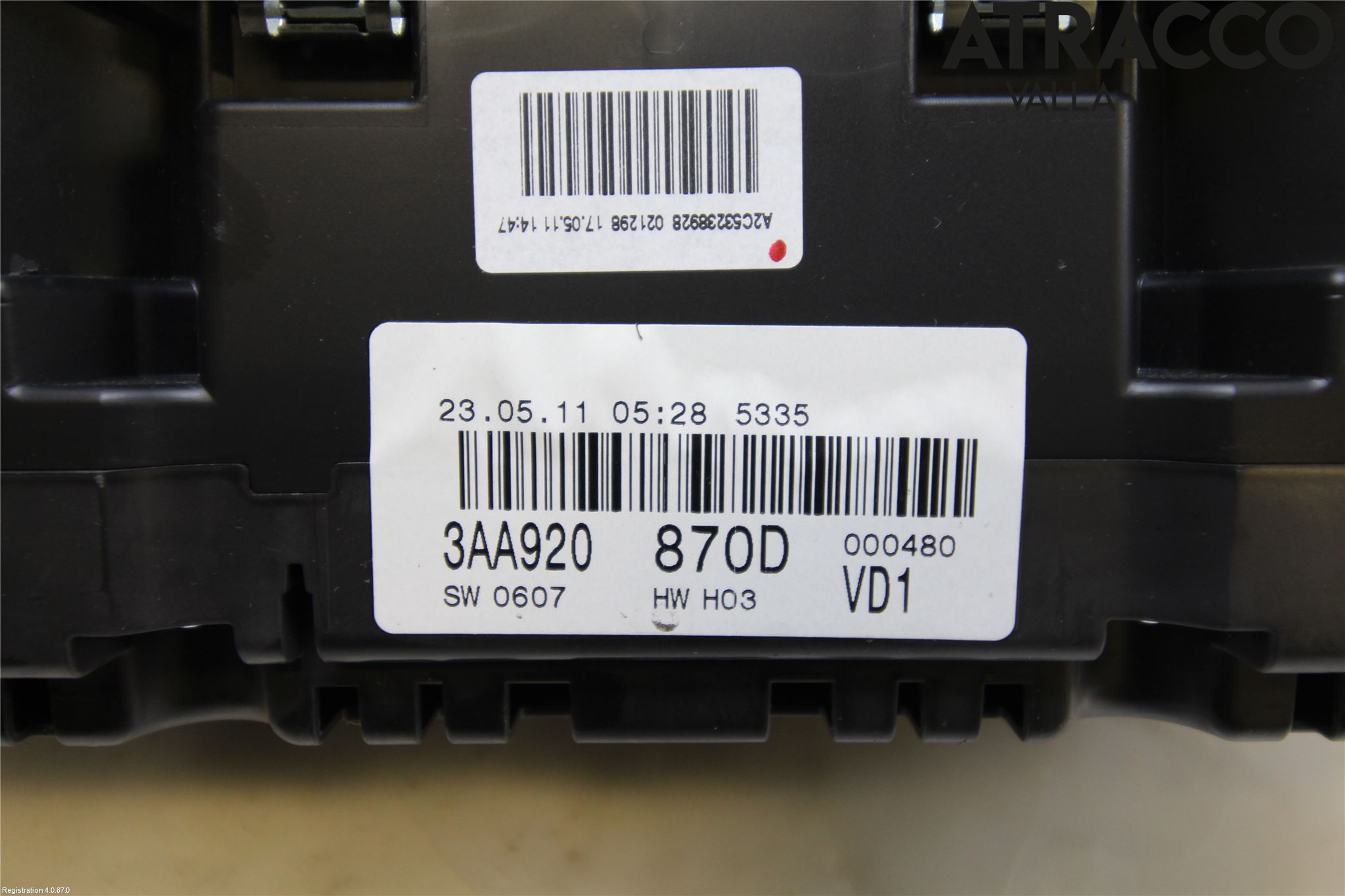 Volkswagen VW PASSAT 11-14 Instr Kombinert