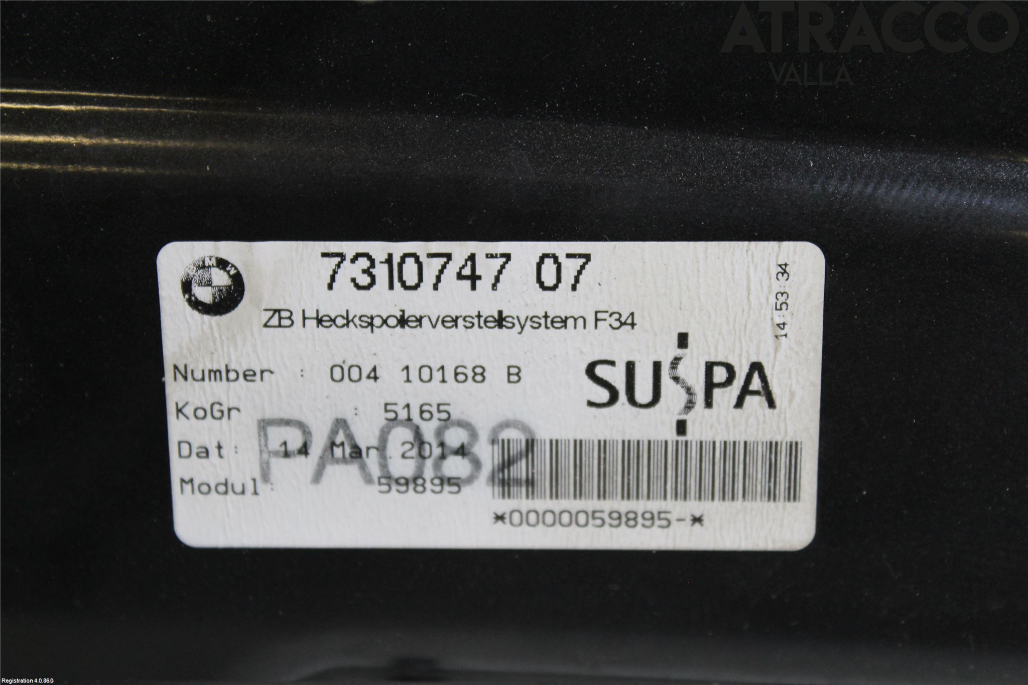 BMW 3 GT F34 13-19 Spoiler Bakluke