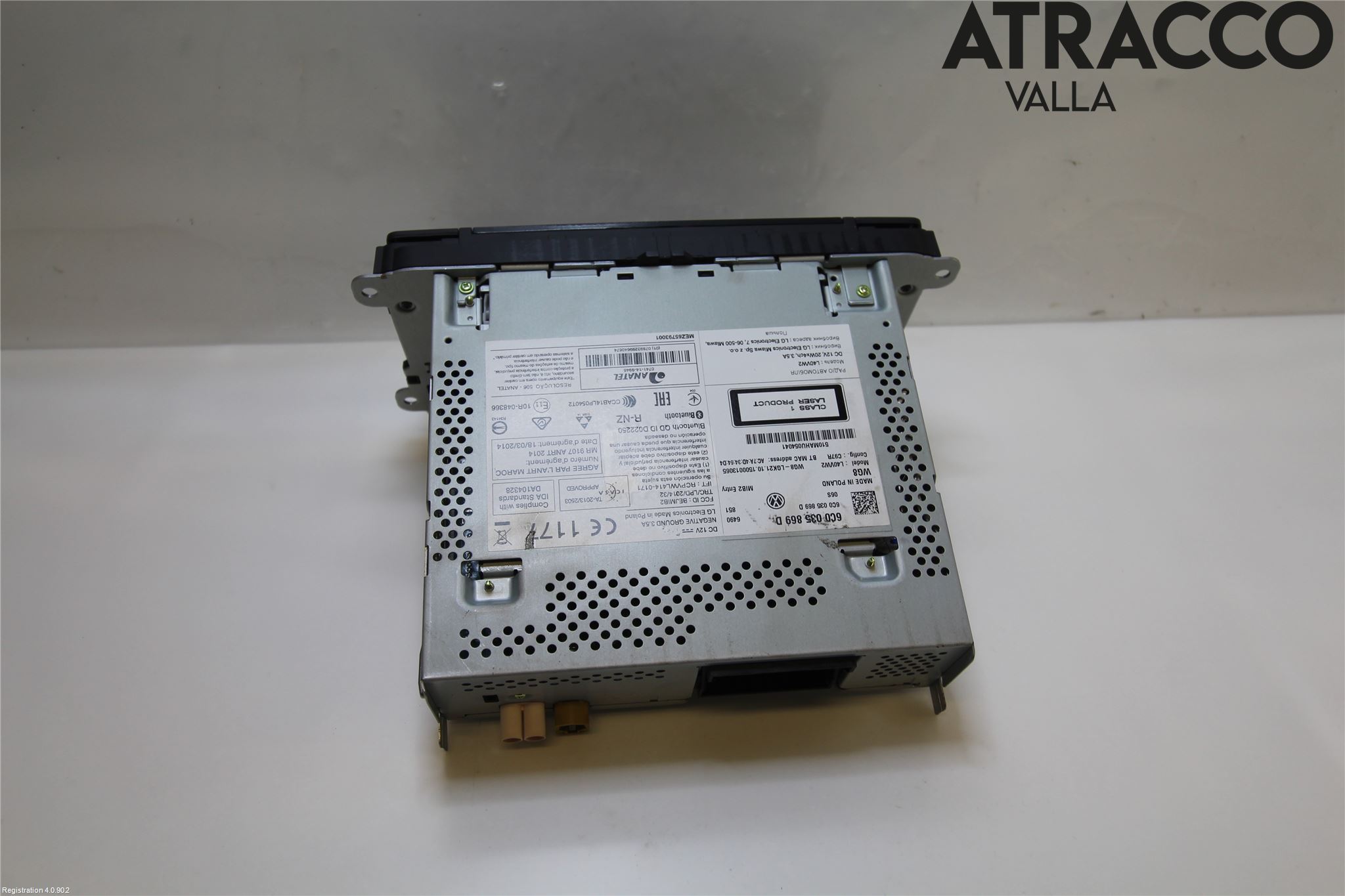 Volkswagen VW POLO 10-17 Stereo Radio Med Cd
