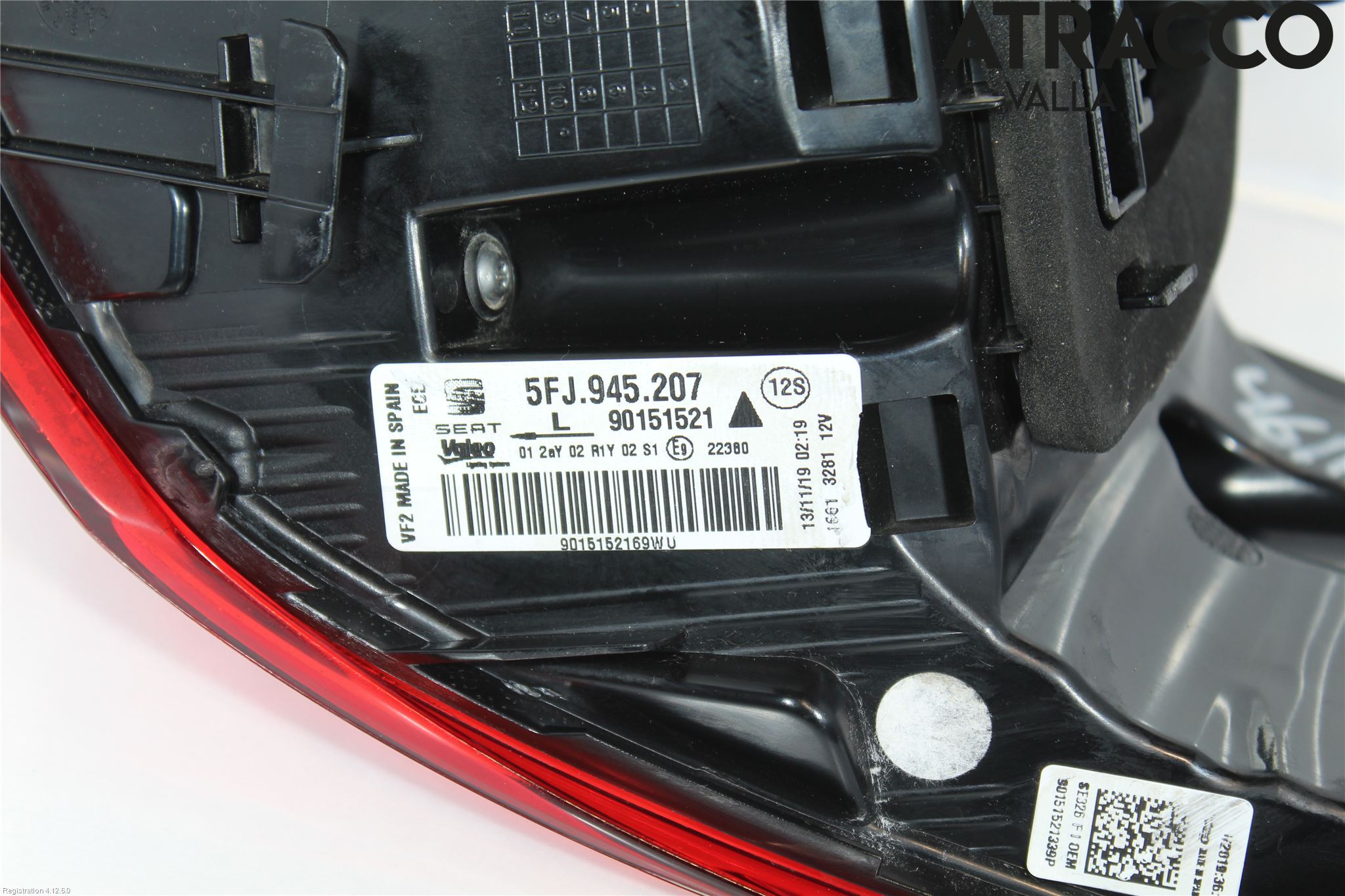 Seat TARRACO 19- Baklykt Venstre