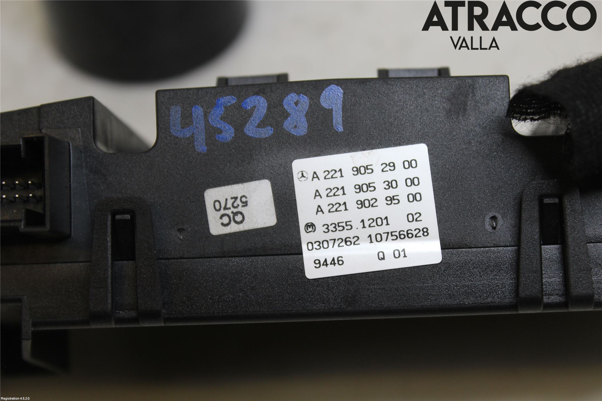 Mercedes-Benz MB S-KLASS (W221) 05-13 Varme Ac Betjening-Display