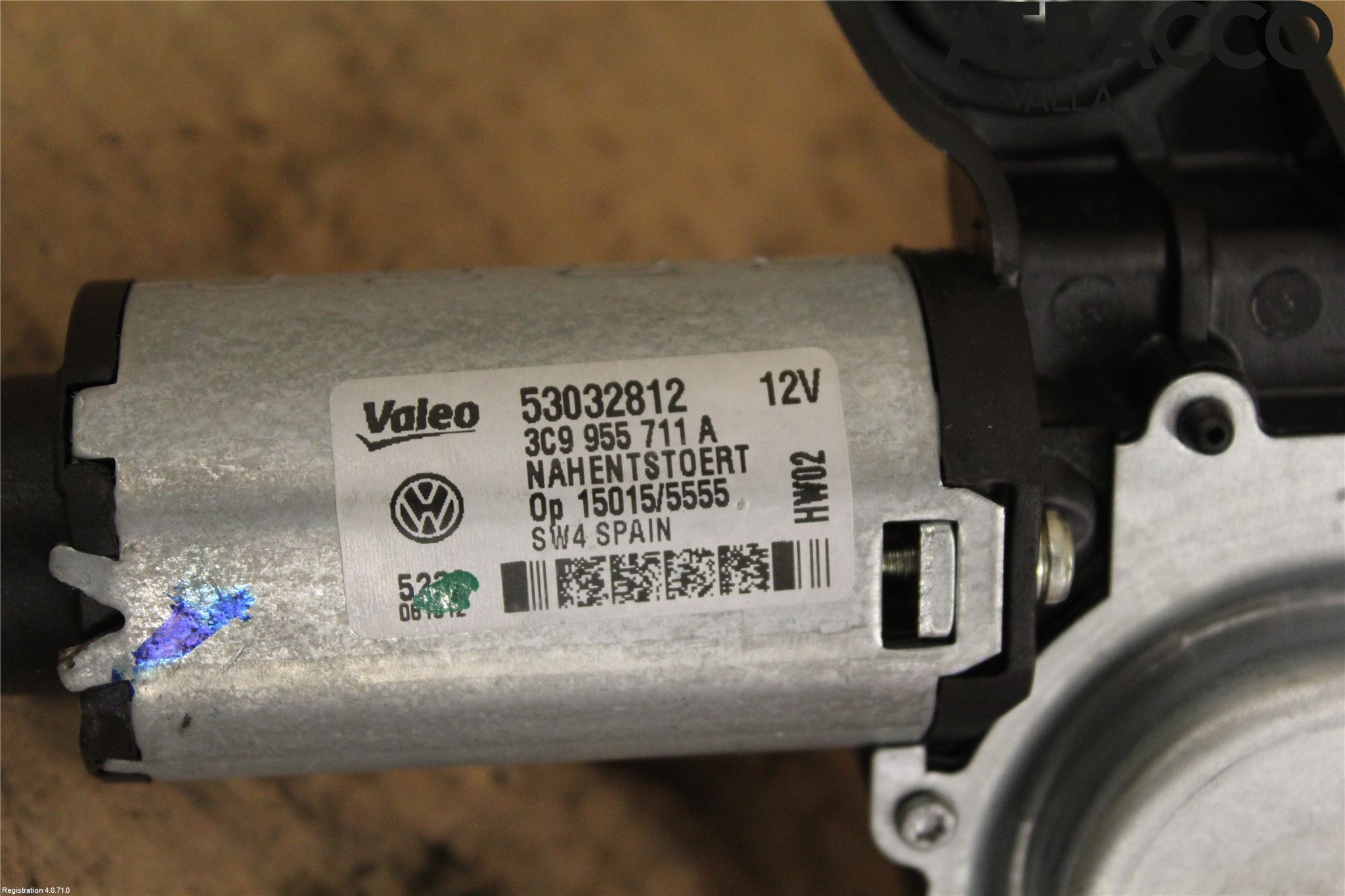 Volkswagen VW PASSAT 11-14 Viskermotor Bakluke