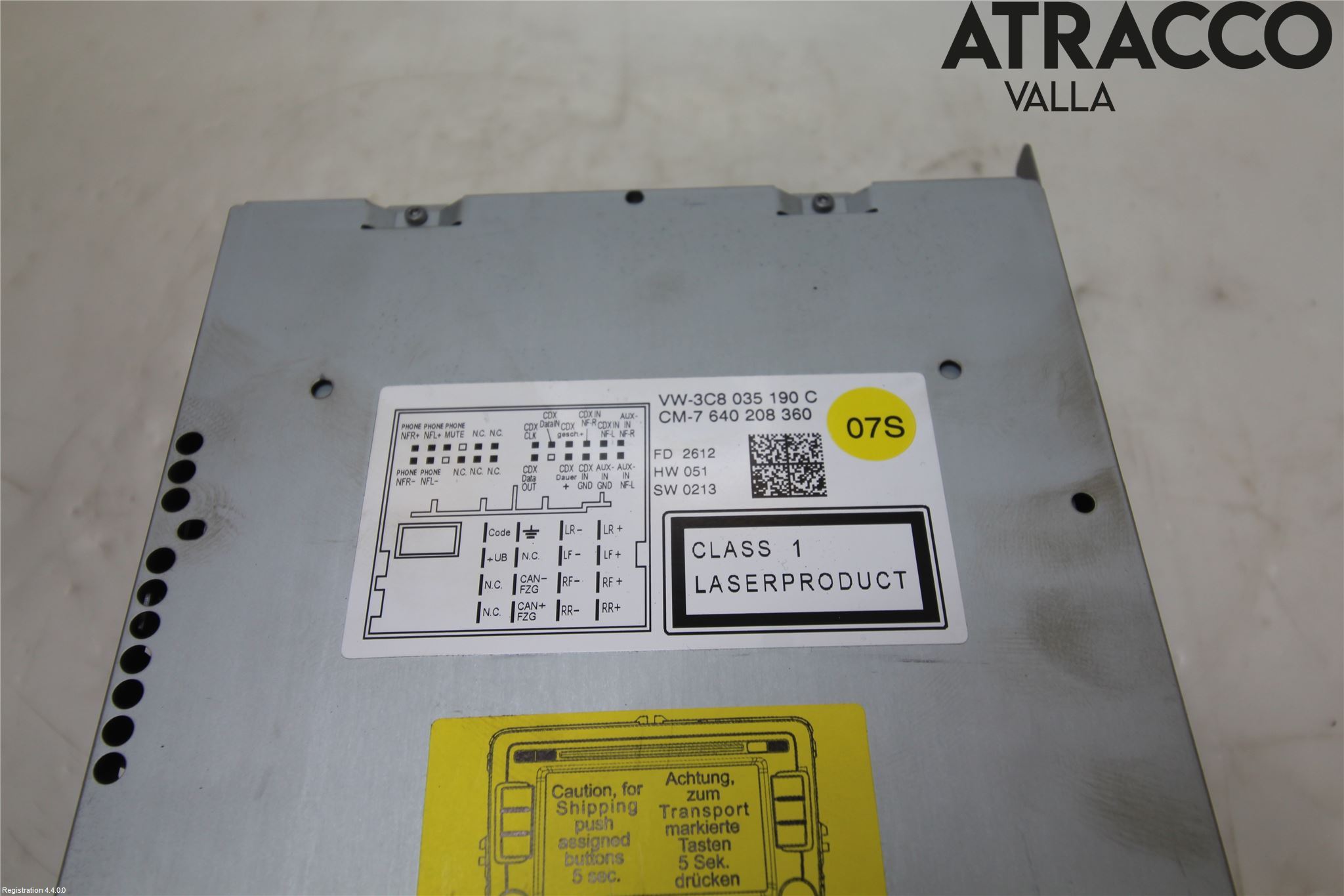 Volkswagen VW PASSAT 11-14 Stereo Radio Med Cd