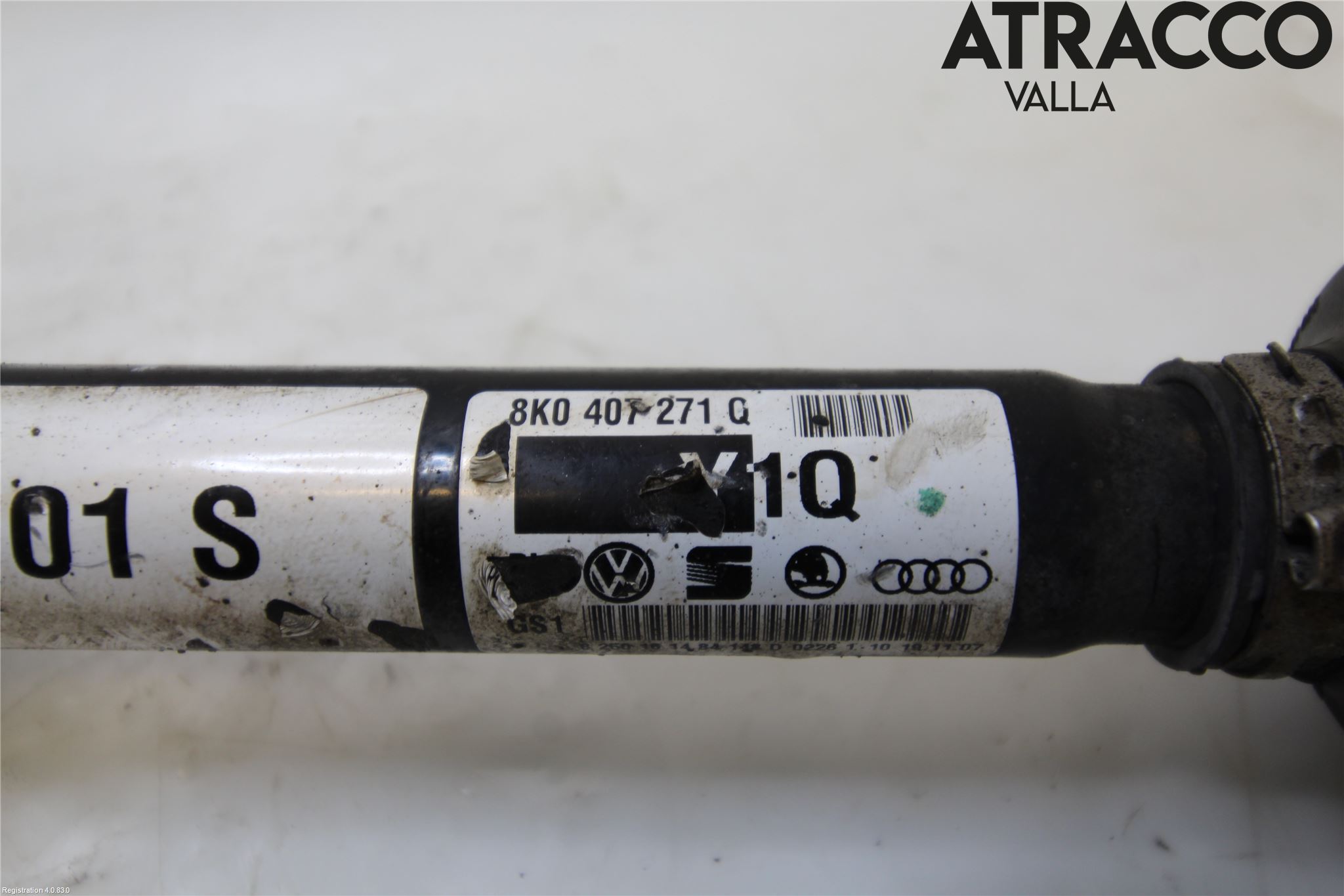 Audi A4/S4 08-11 Drivaksel Foran Kompl Venstre