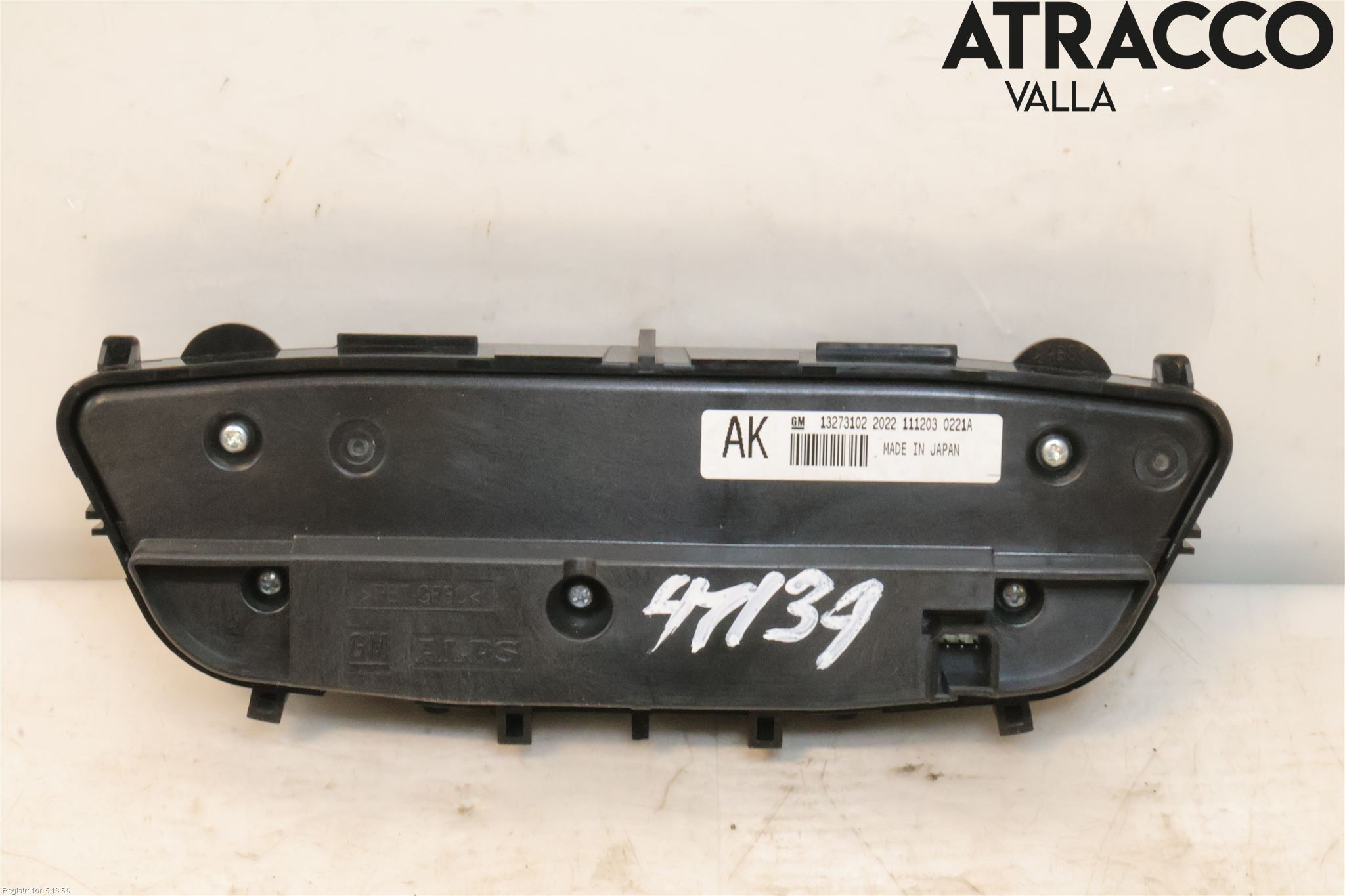 Opel INSIGNIA 09-16 Varme Ac Betjening-Display