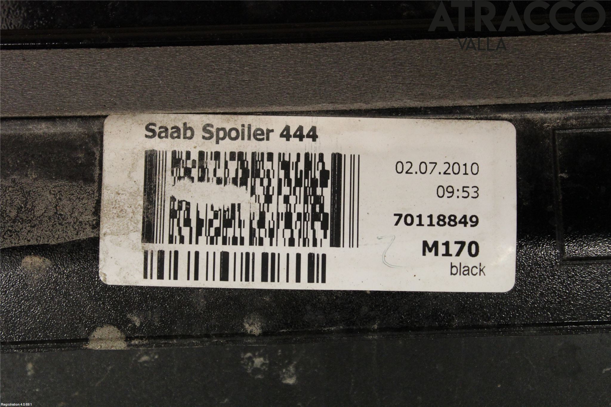 Saab 9-3 VER2/VER3 08-15 Spoiler Bakluke