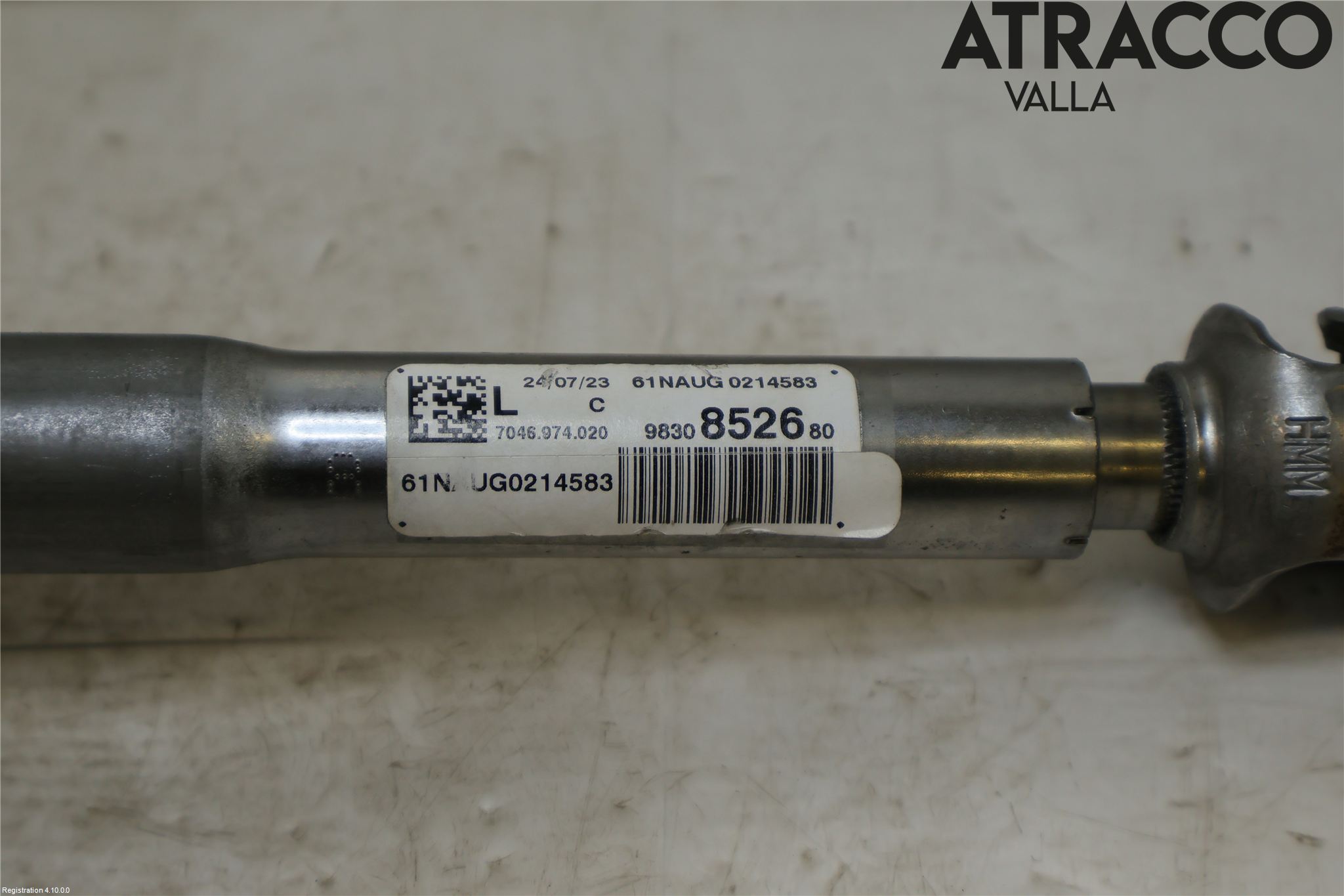 Peugeot 408 22- Rattakselaggregat Justerbart