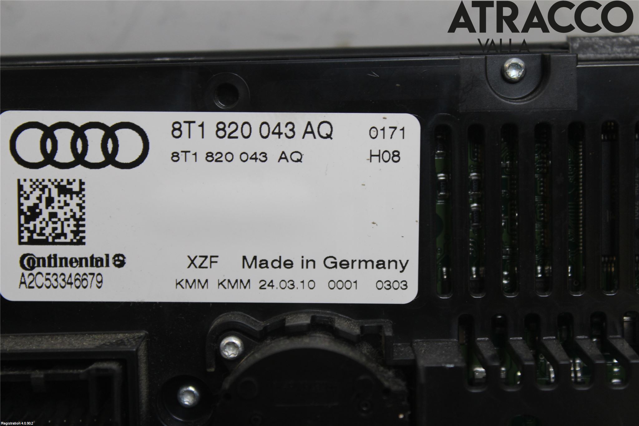 Audi A4/S4 08-11 Varme Ac Betjening-Display