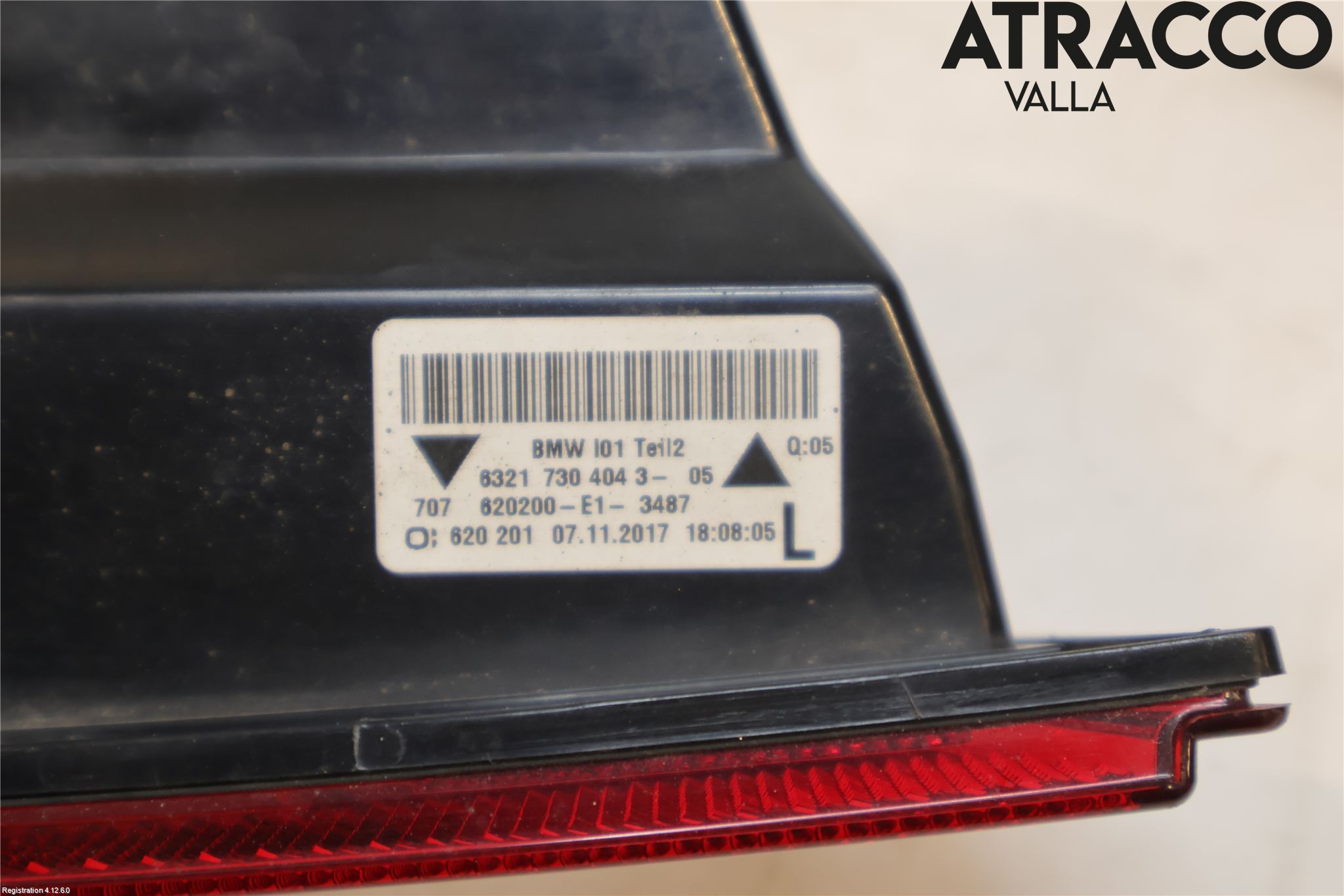 BMW i3 I01 13-22 Baklykt Venstre