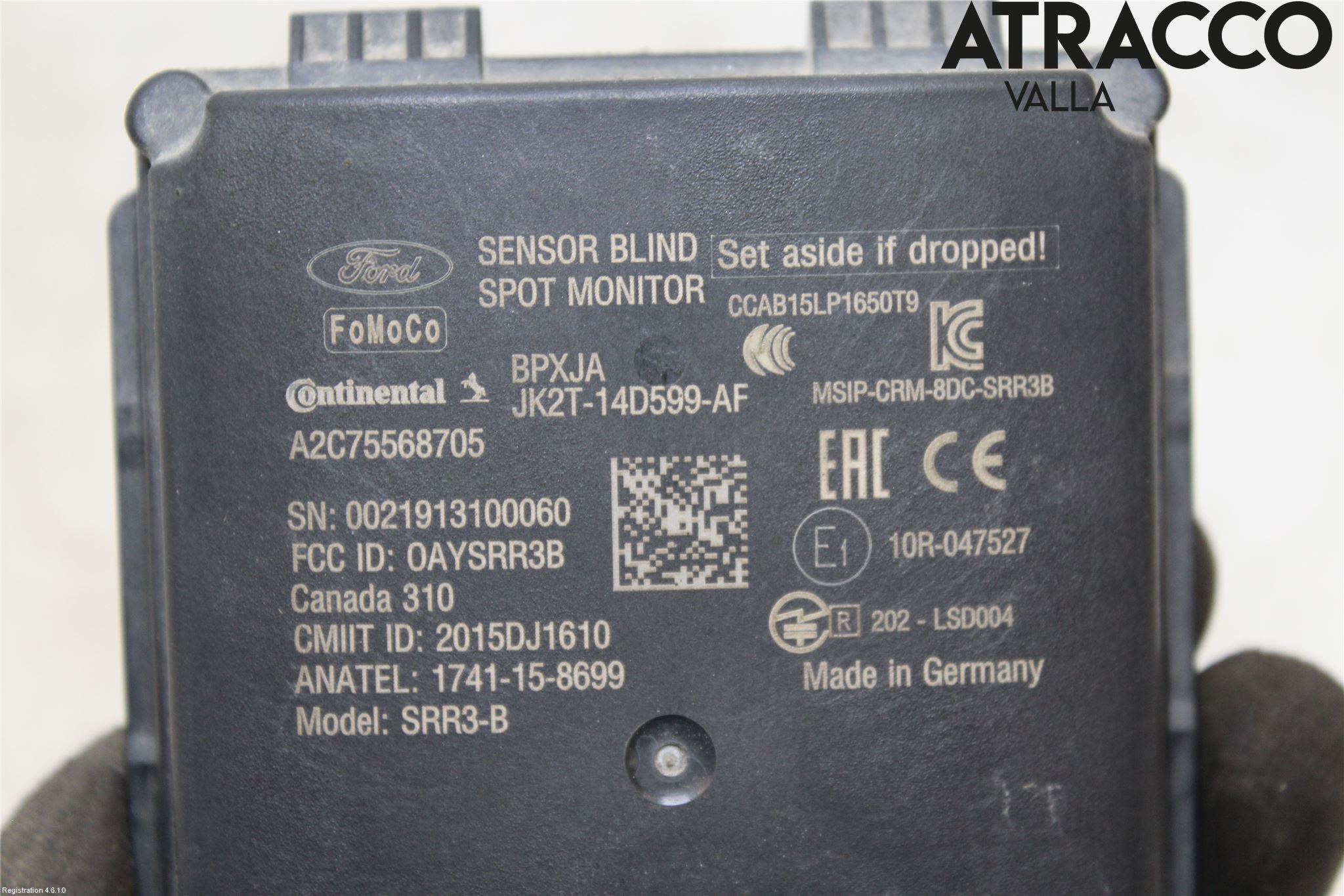Ford TRANSIT SKÅP/BUSS 14-22 Sensor Kollisjonsbeskyttelse