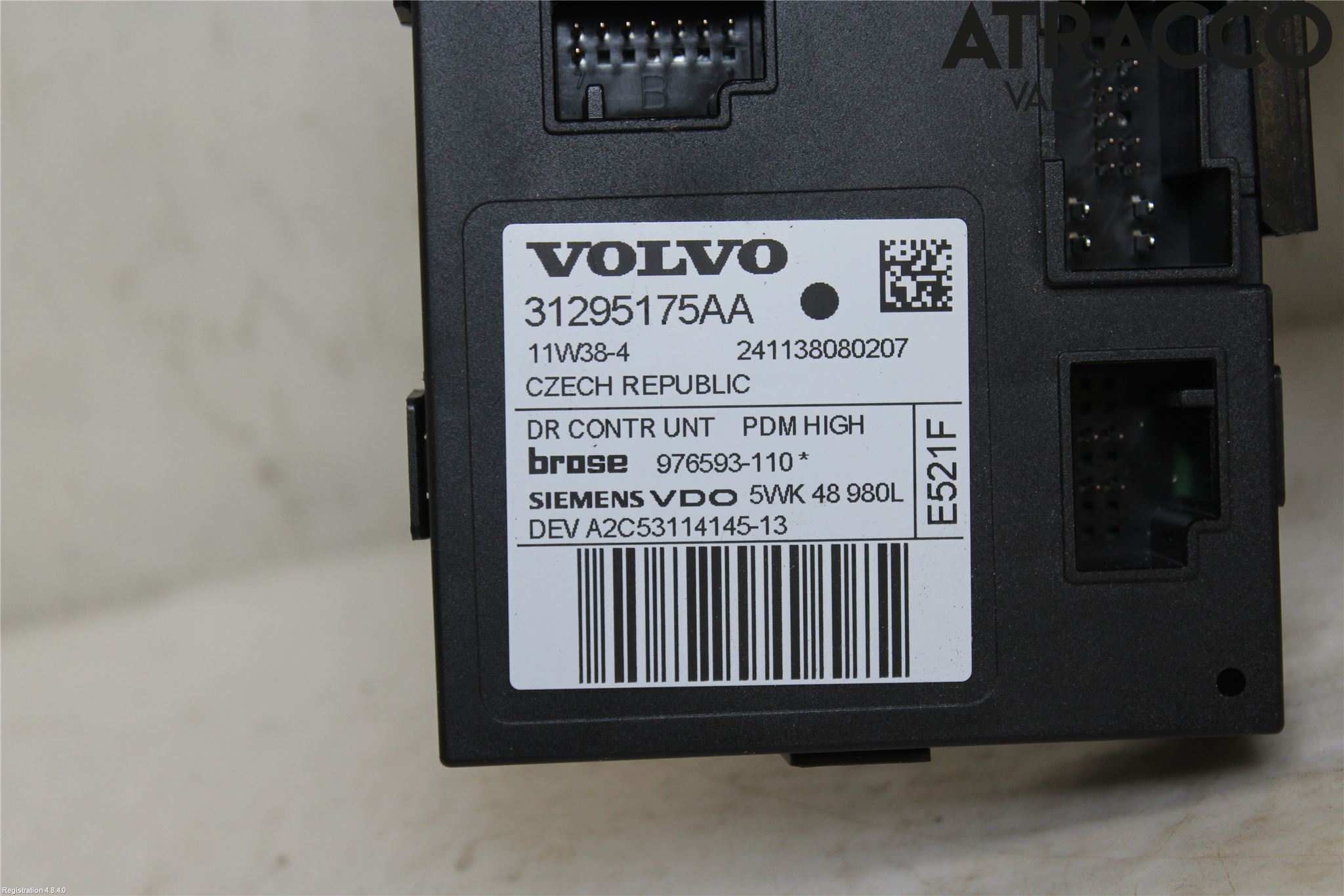 Volvo V50 08-12 Vindusheismotor