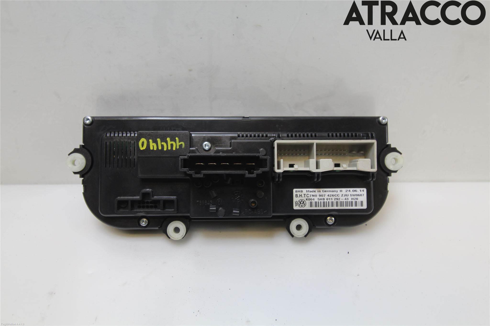 Volkswagen VW CADDY 11-15 Varme Ac Betjening-Display