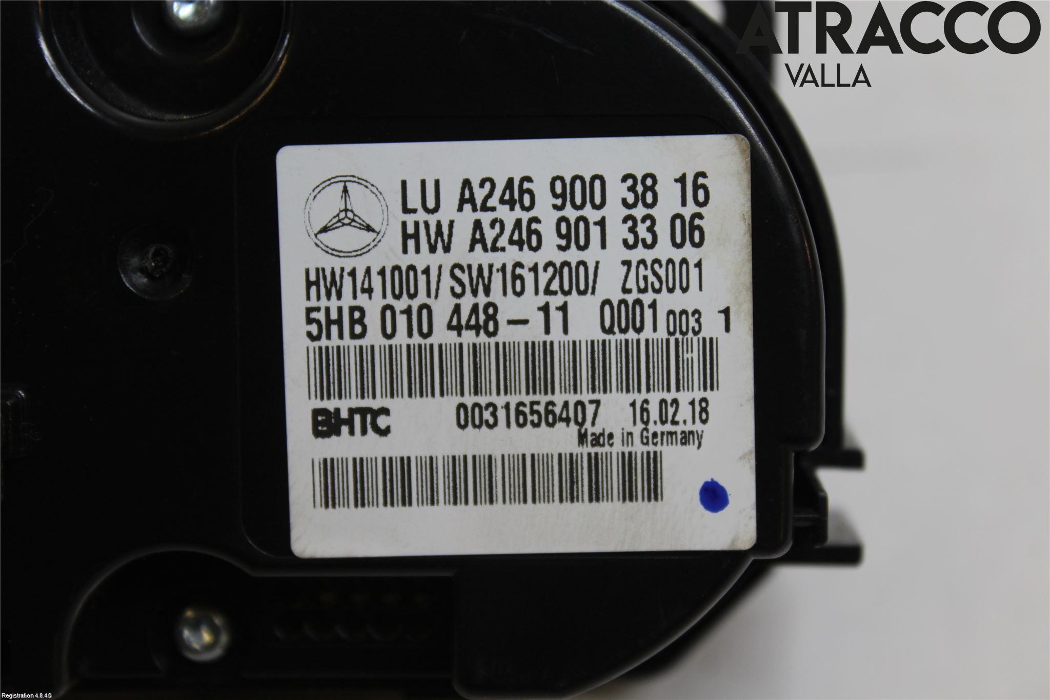 Mercedes-Benz MB A-KLASS (W176) 13-18 Varme Ac Betjening-Display