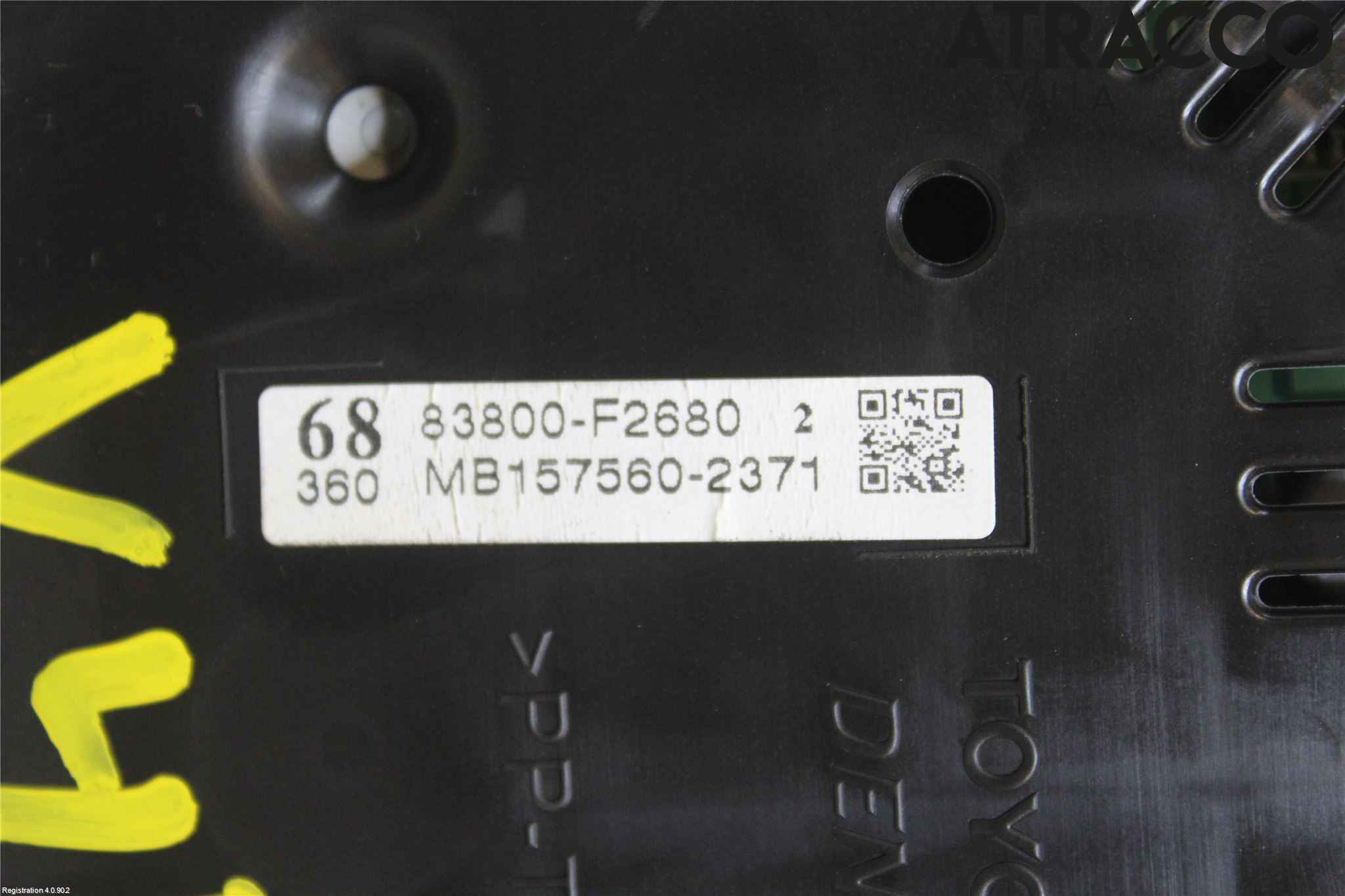 Toyota AURIS 13-19 Instr Kombinert