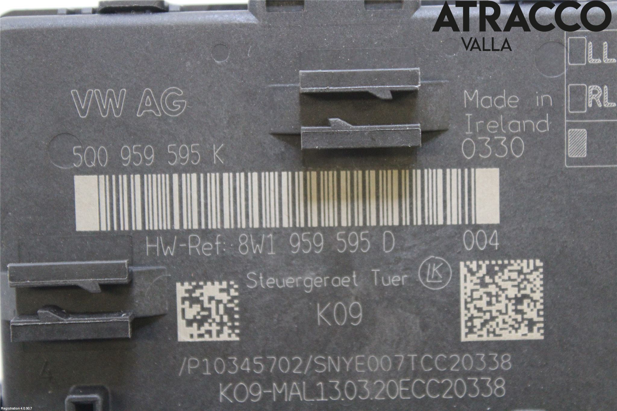 Volkswagen VW PASSAT 15-19 Styreenhet Dør