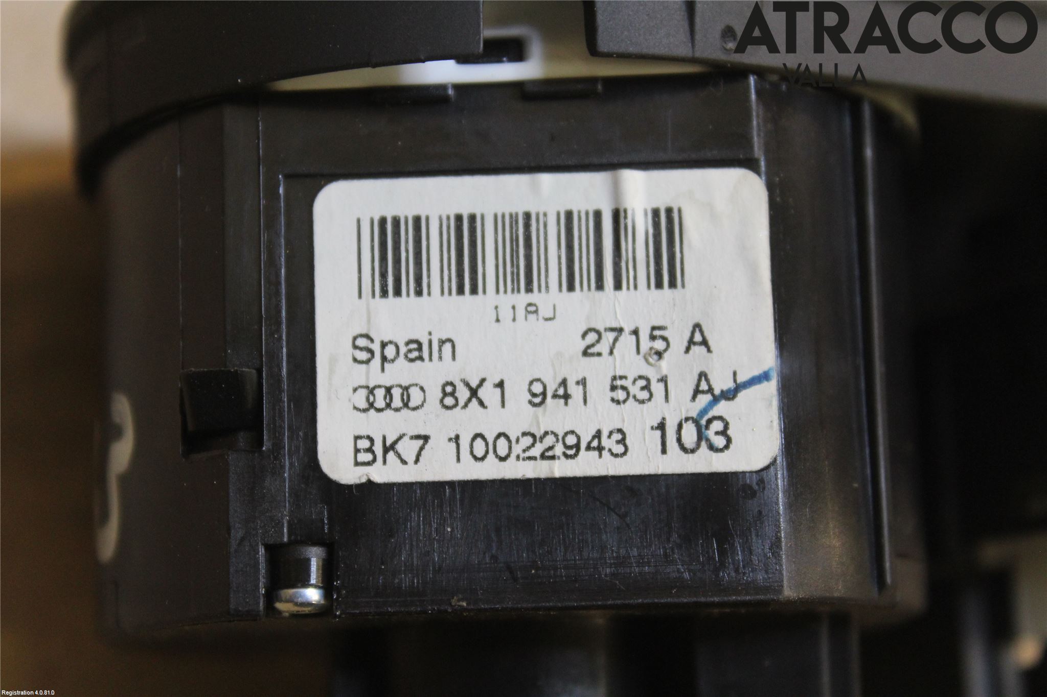 Audi A1/S1 11-18 Bryter Hovedlys