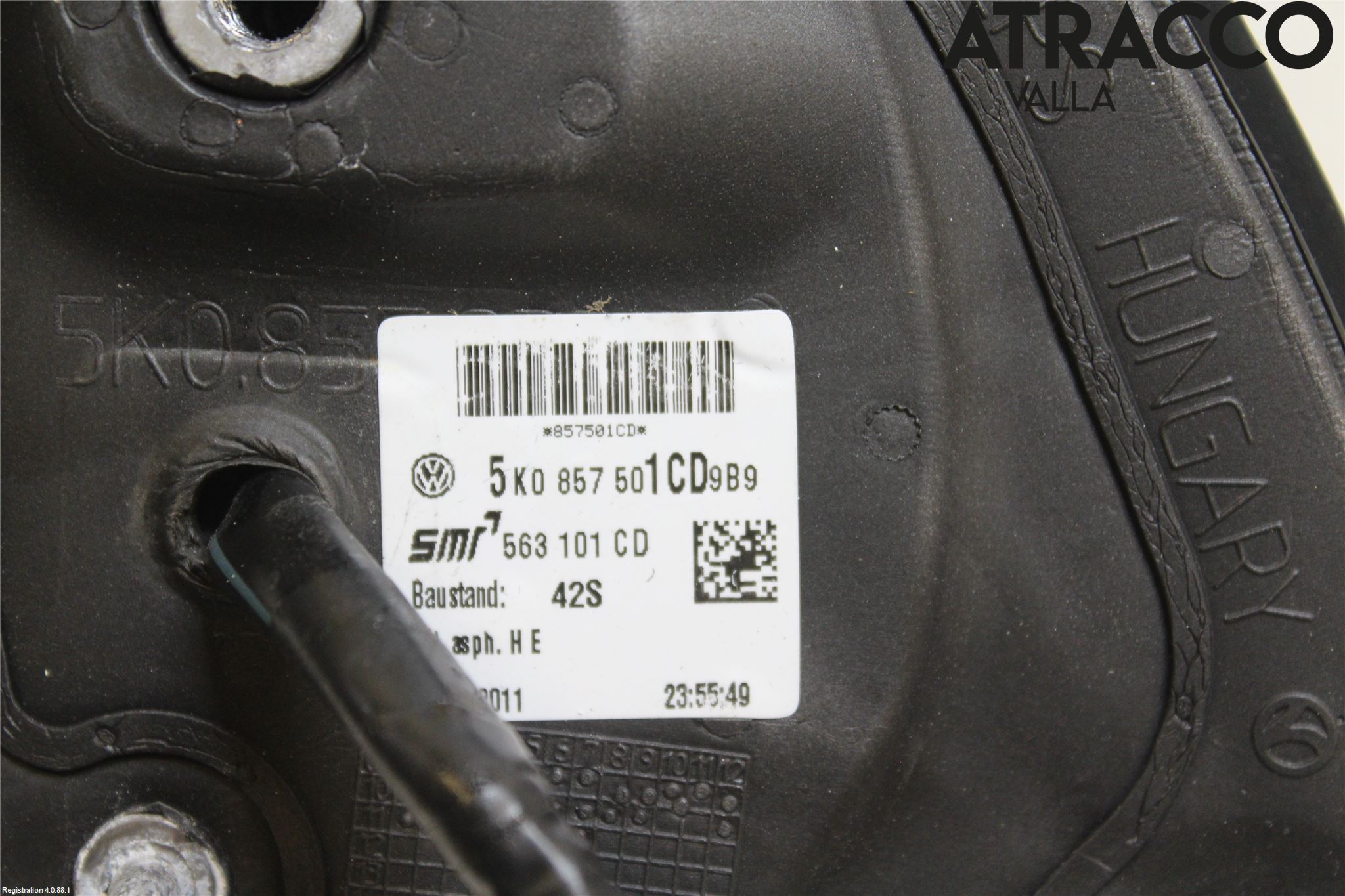 Volkswagen VW GOLF VI 09-13 Speil V M-El Justering
