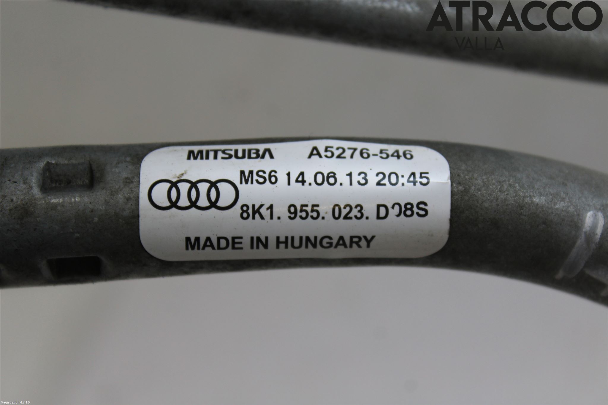 Audi A4 12-15 Viskeroverføring Frontrute