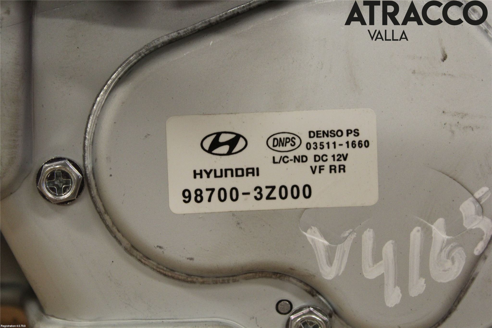 Hyundai i40 08-15 Viskermotor Bakluke