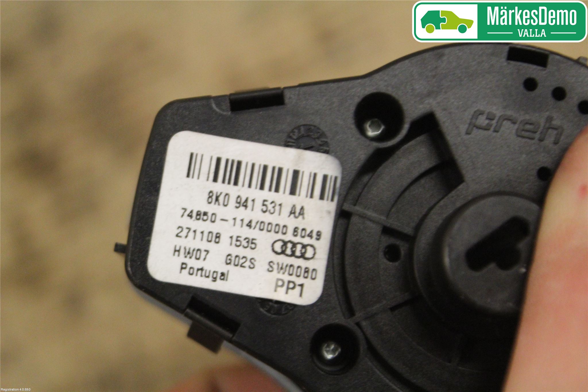 Audi A4/S4 08-11 Bryter Hovedlys