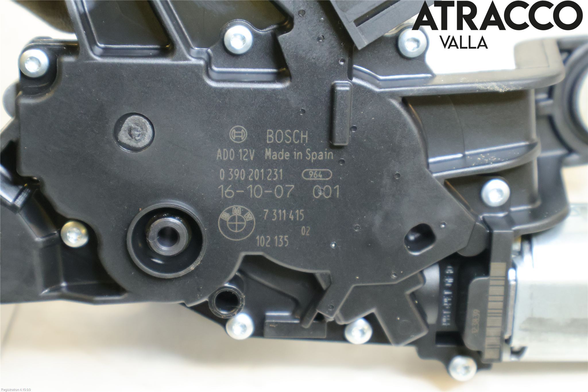 BMW 5 F10/F11/F18 09-17 Viskermotor Bakluke