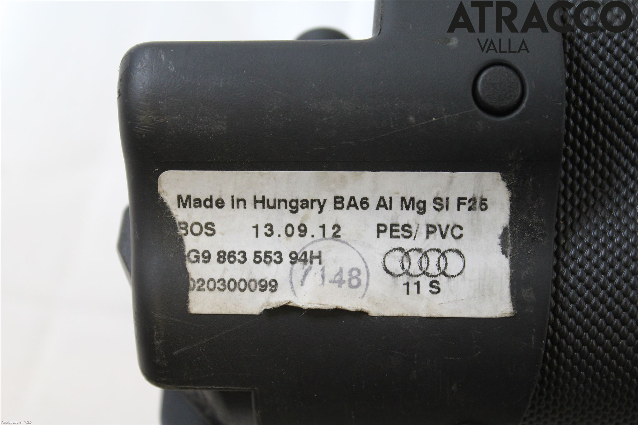 Audi A6 ALLROAD 12-18 Innr Innsyn Beskytelse Stv
