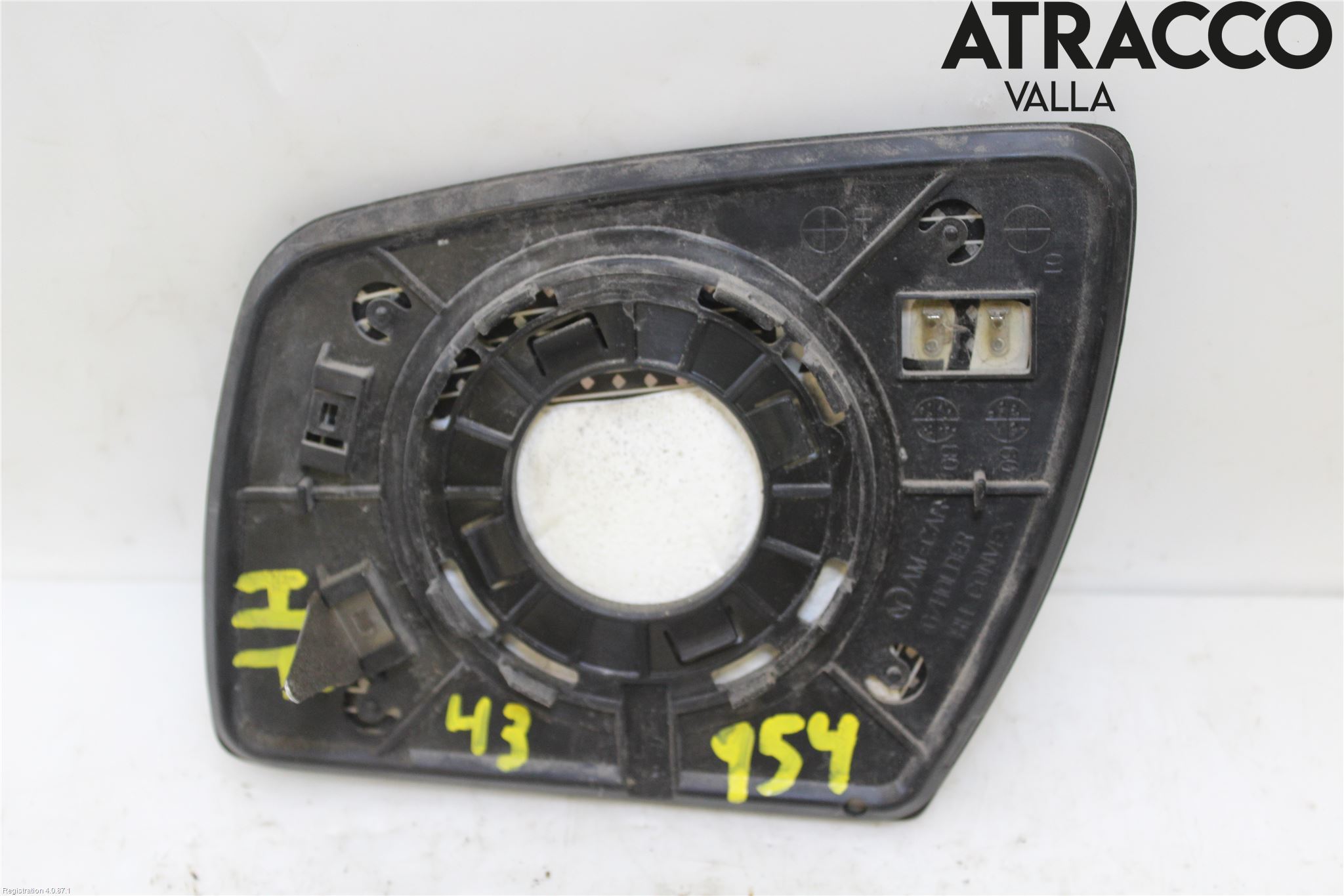 Kia SOUL 09- Speil Glass H