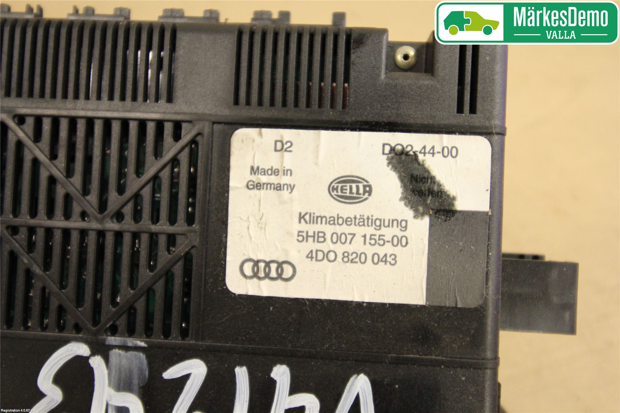 Audi A8/S8 4D 94-02 Varme Ac Betjening-Display