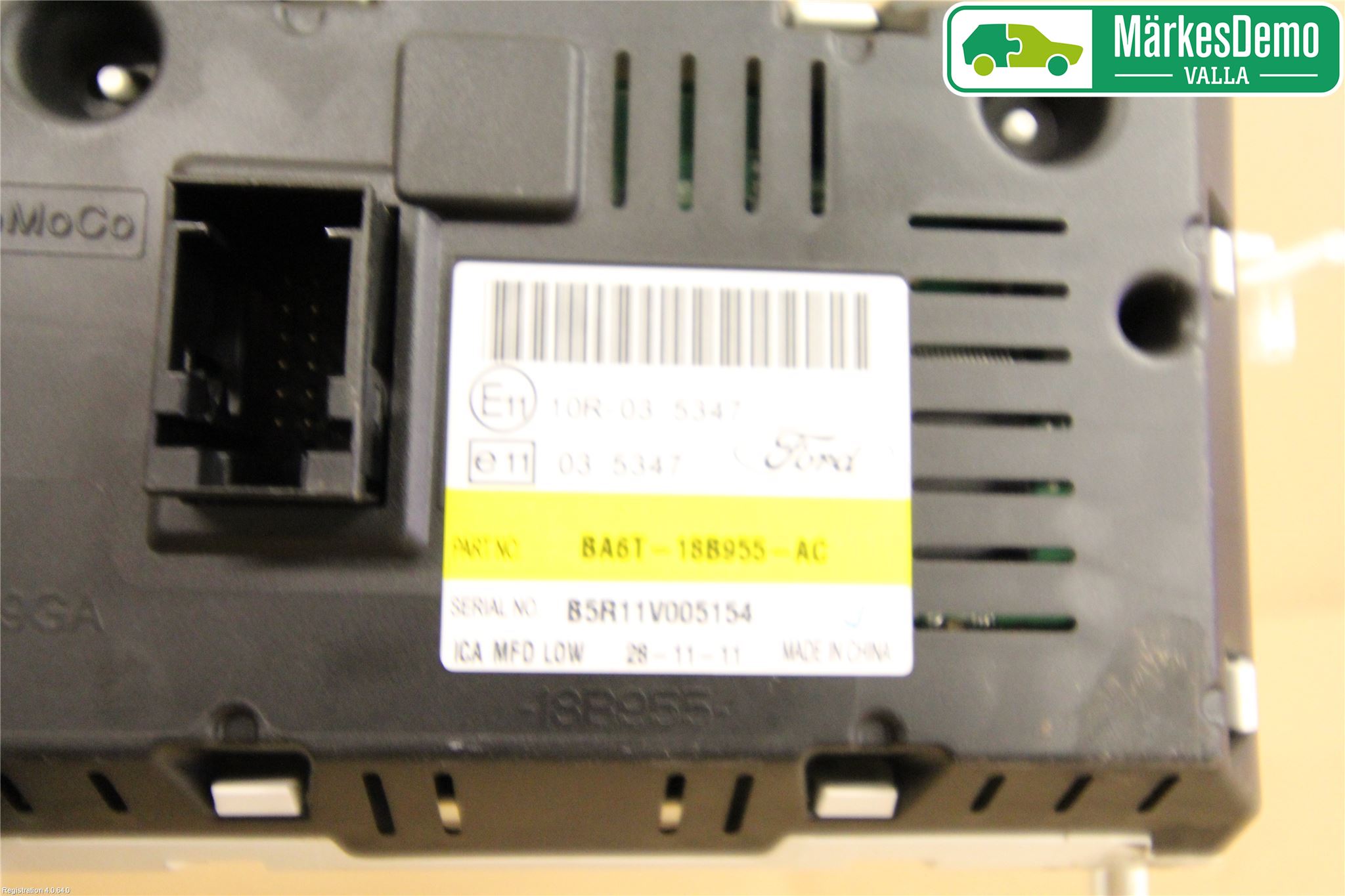 Ford FIESTA 09-12 Kjørecomputer