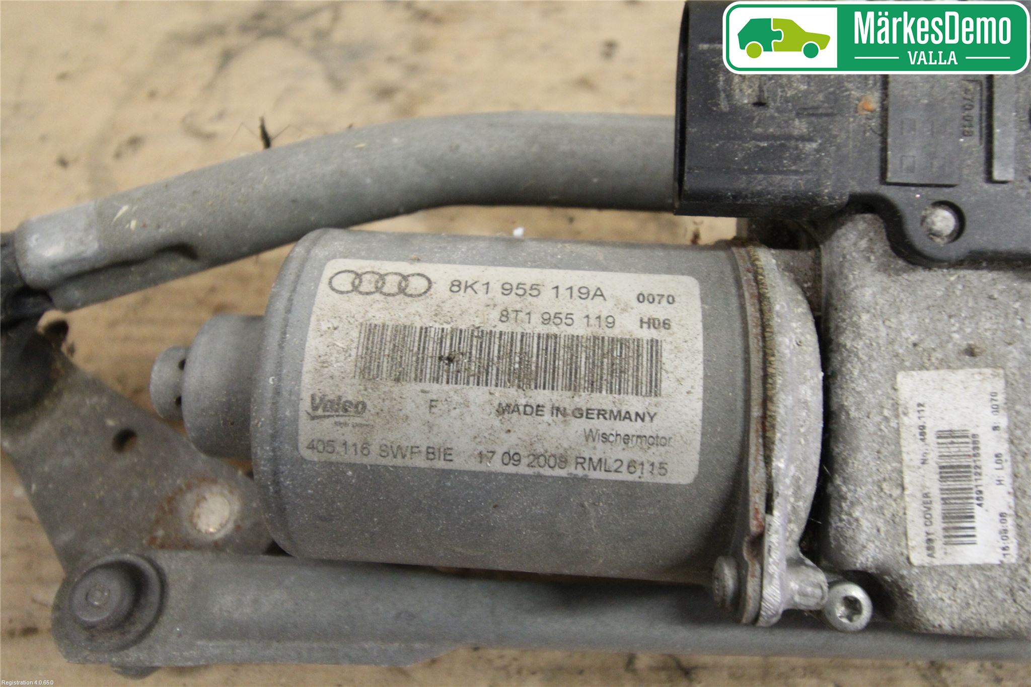 Audi A4/S4 08-11 Viskeroverføring Frontrute