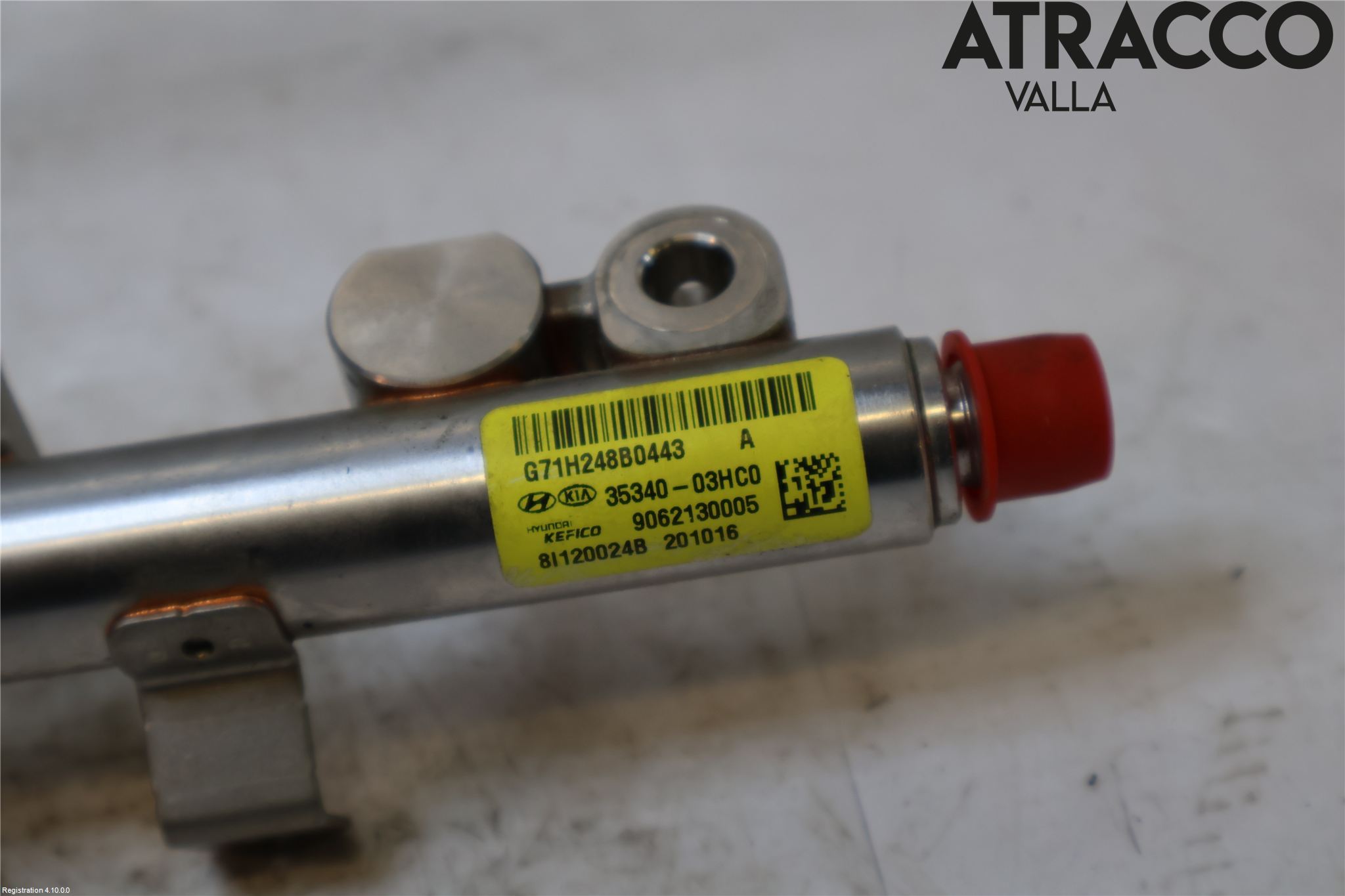 Kia NIRO (DE) 17-22 Inj. Fuelrail