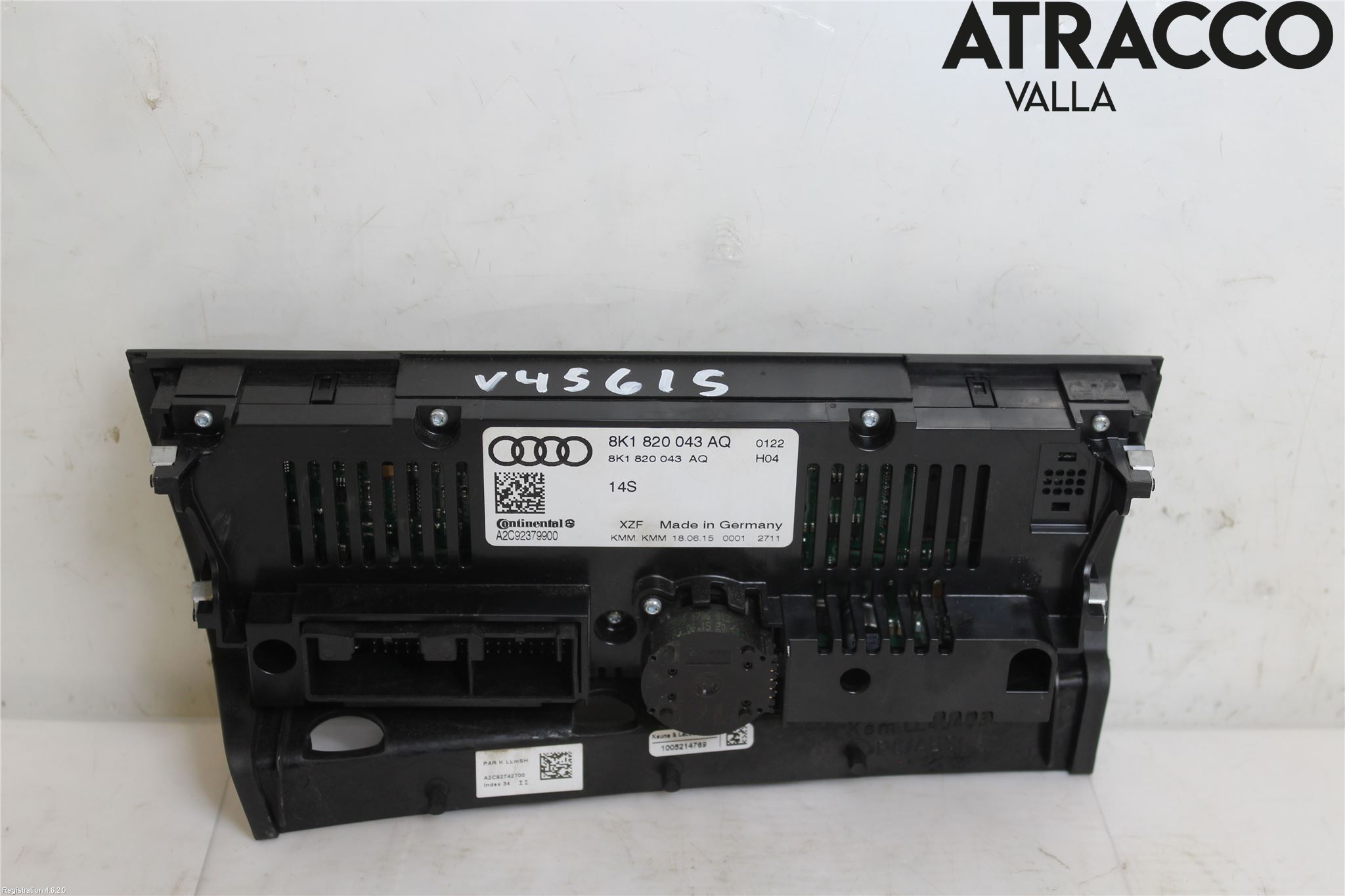 Audi A4 12-15 Varme Ac Betjening-Display