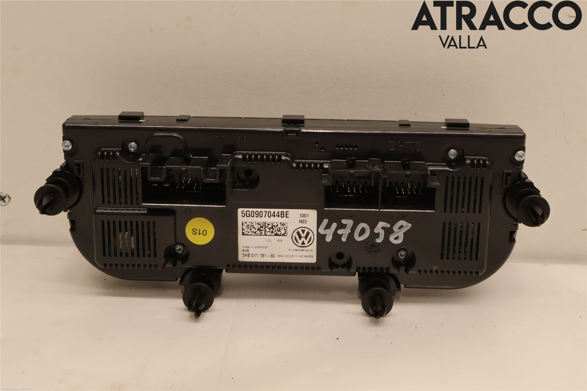 Volkswagen VW GOLF / E-GOLF VII 13-20 Varme Ac Betjening-Display