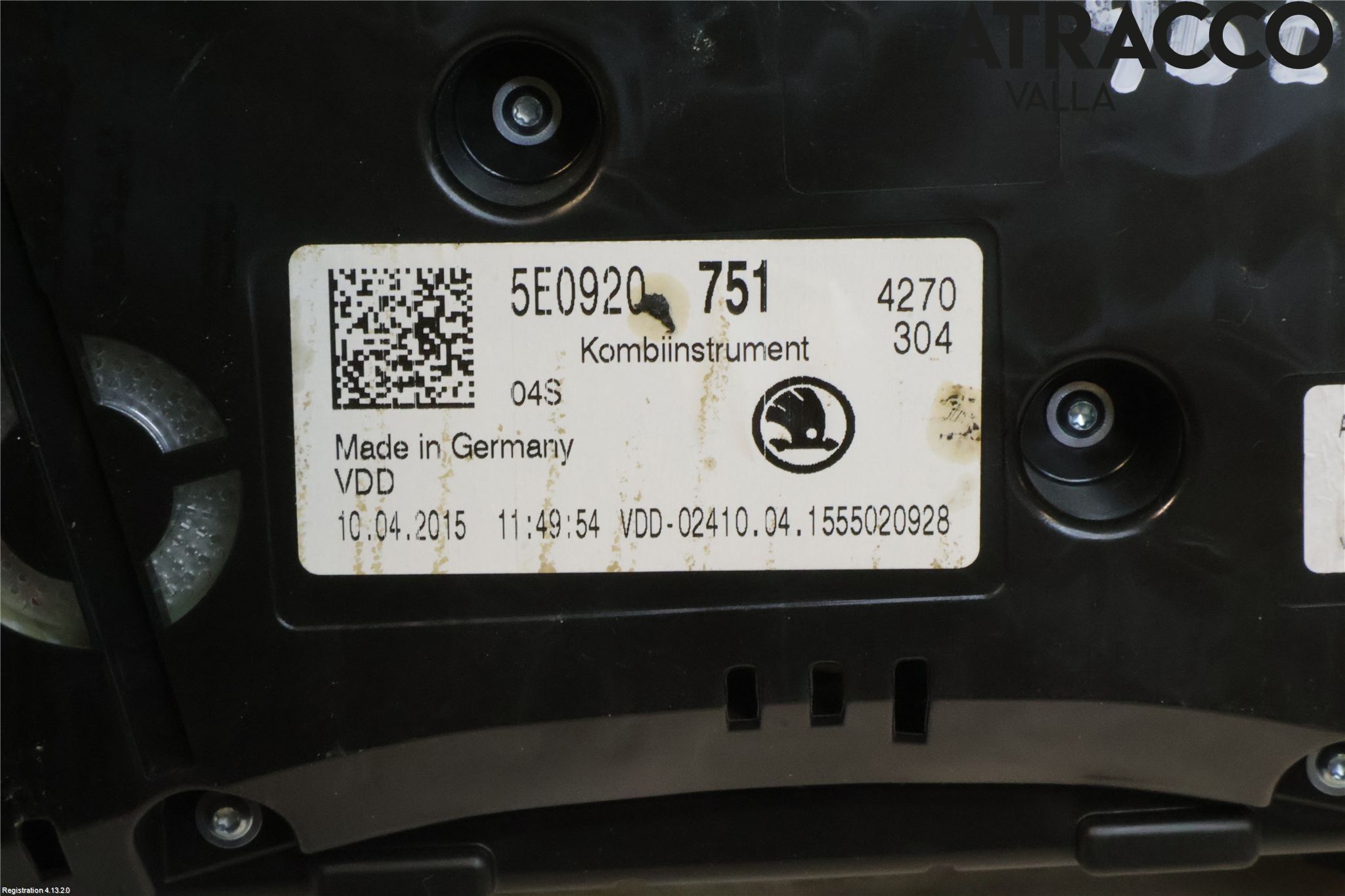 Skoda OCTAVIA (5E) 13-20 Instr Kombinert